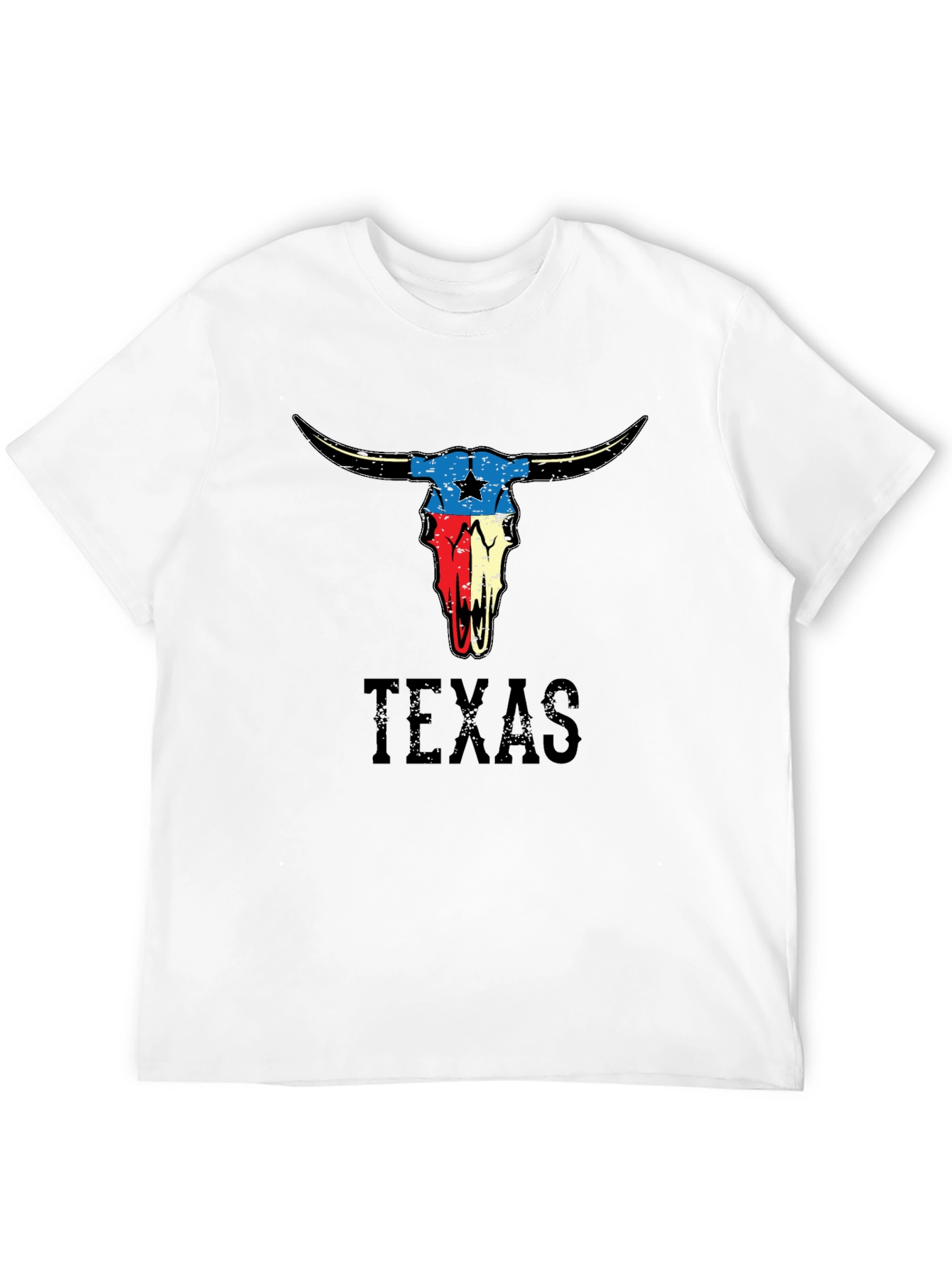 Texas Bull Skull Graphic Tee