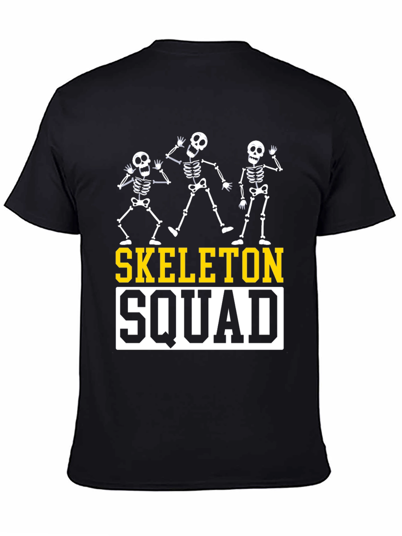 Skeleton Squad Graphic Tee - Halloween Style