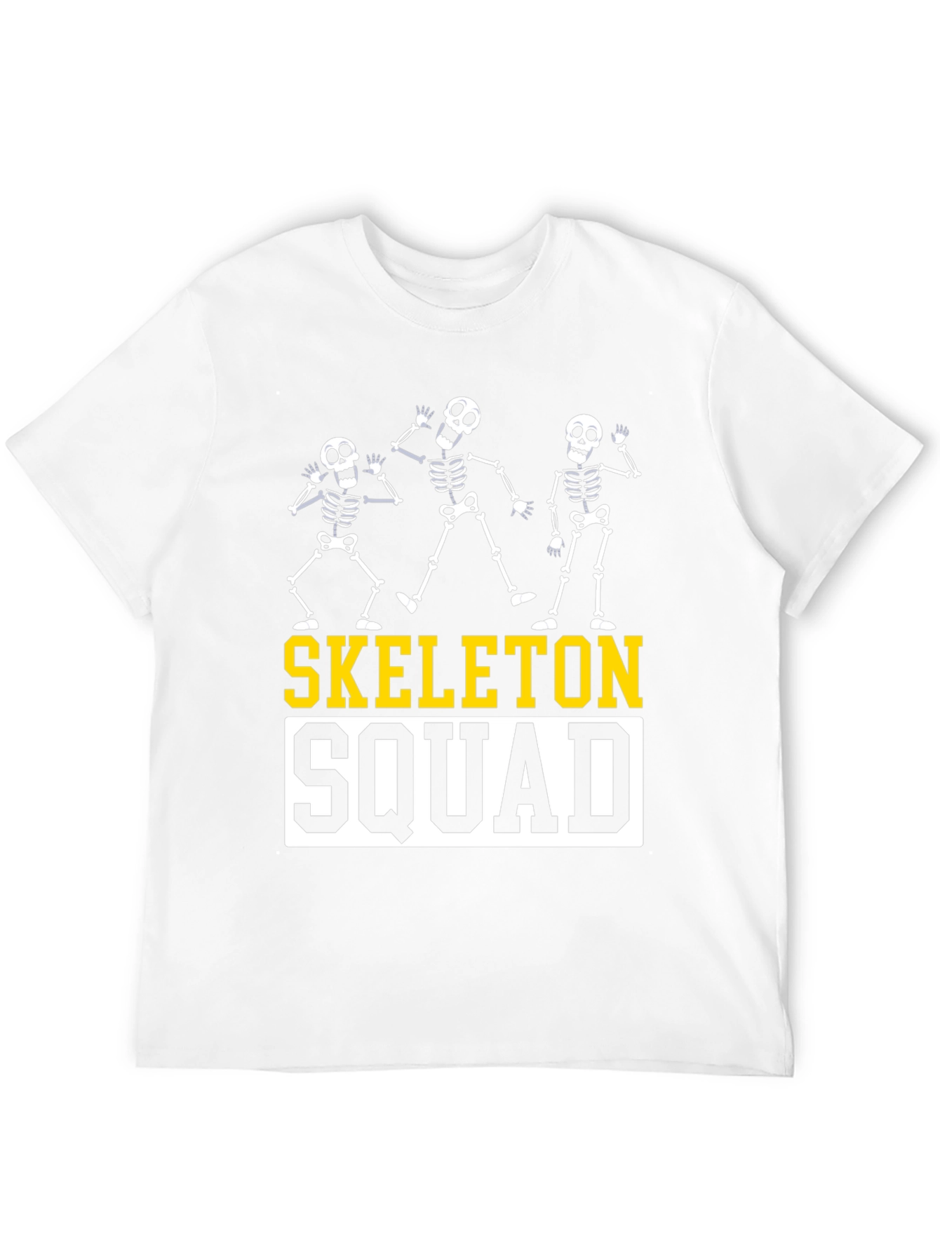 Skeleton Squad Graphic Tee - Halloween Style