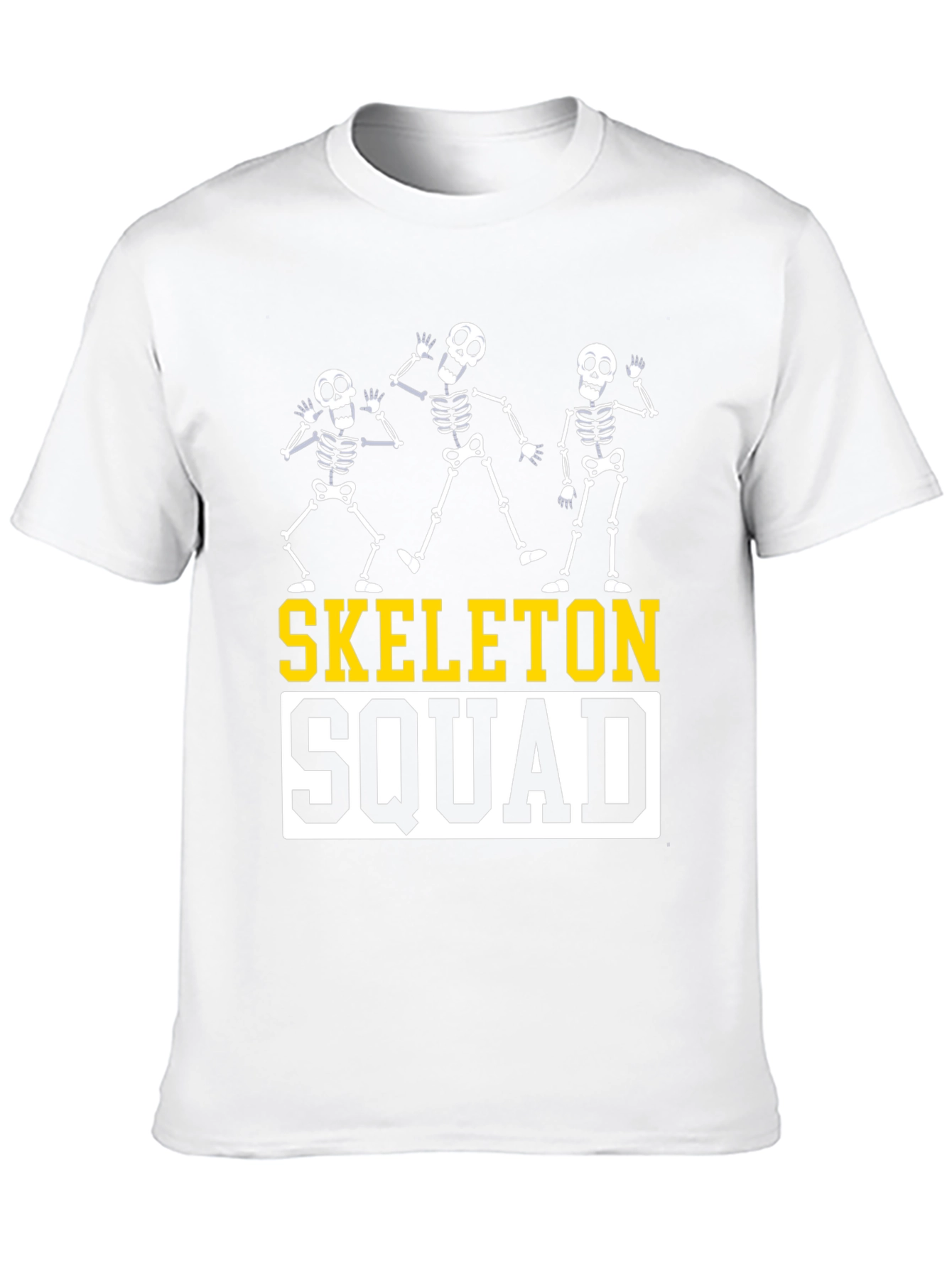 Skeleton Squad Graphic Tee - Halloween Style