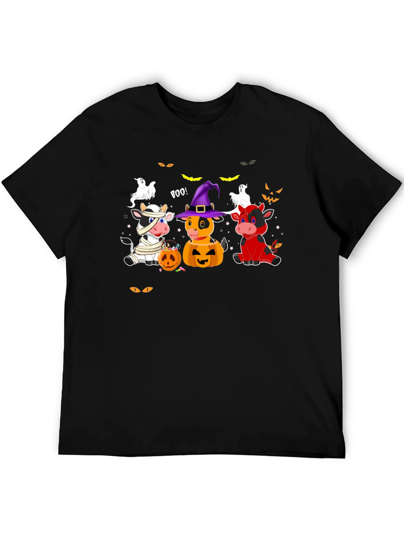 Halloween Cow T-Shirt - Boo!