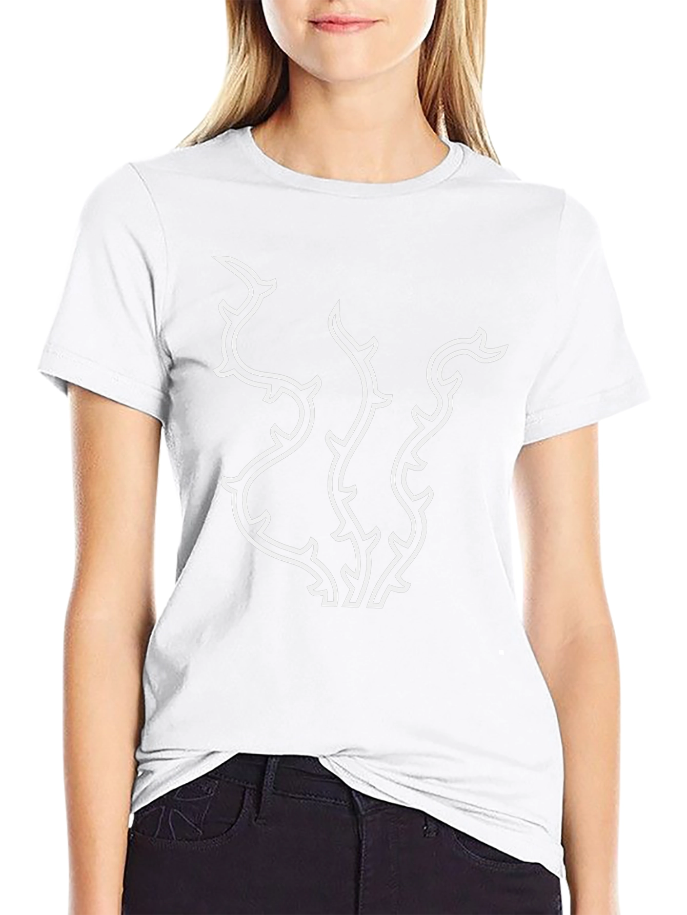 Thorn Vine Graphic Black T-Shirt