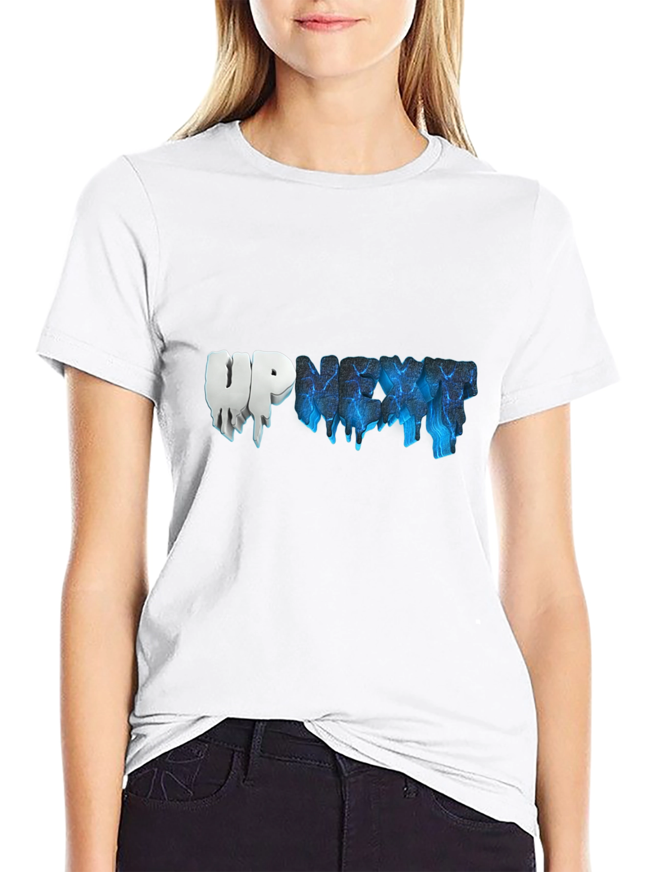 UP NEXT Graphic T-Shirt - Stylish Black Tee