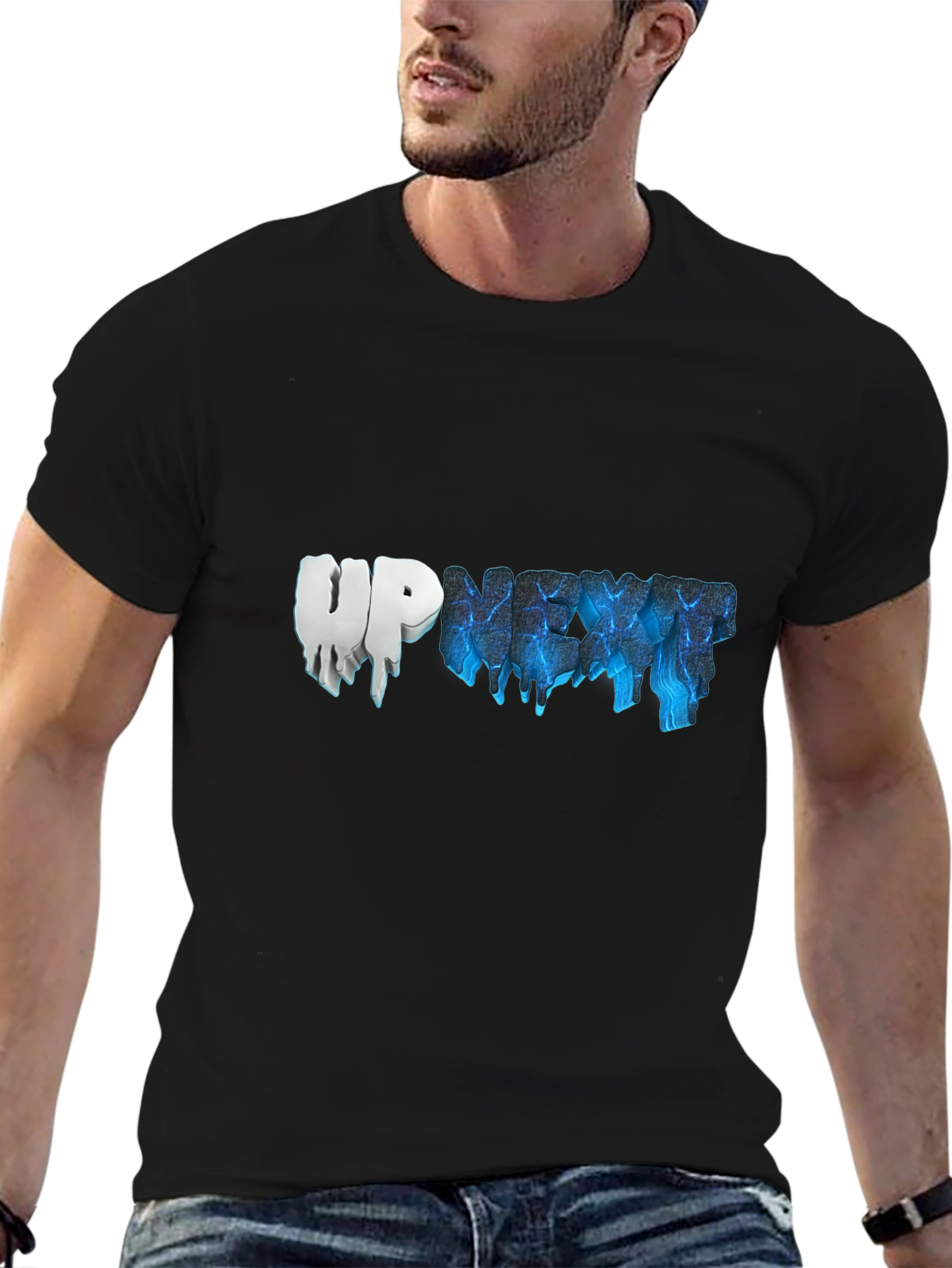 UP NEXT Graphic T-Shirt - Stylish Black Tee