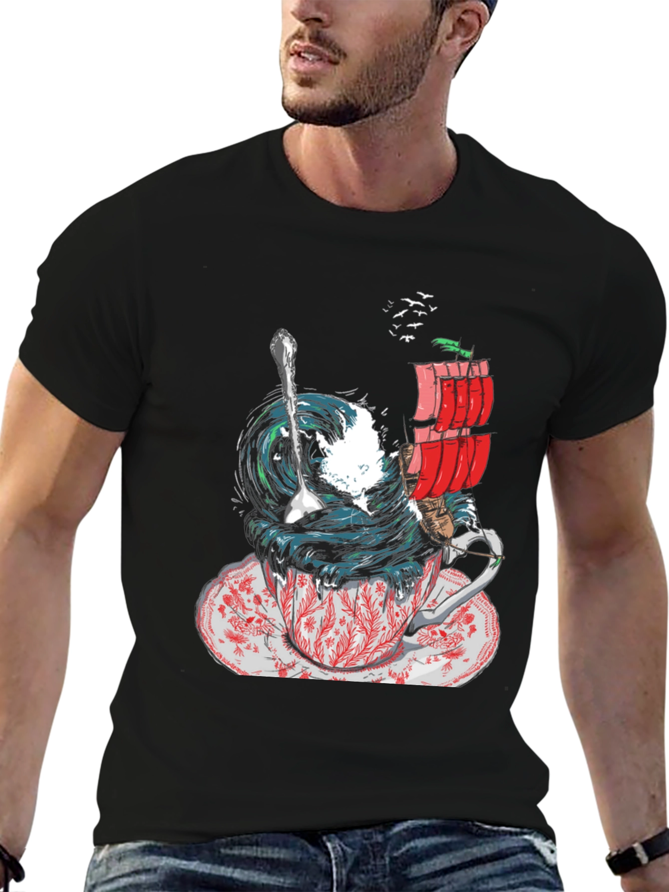Teacup Tempest Graphic T-Shirt