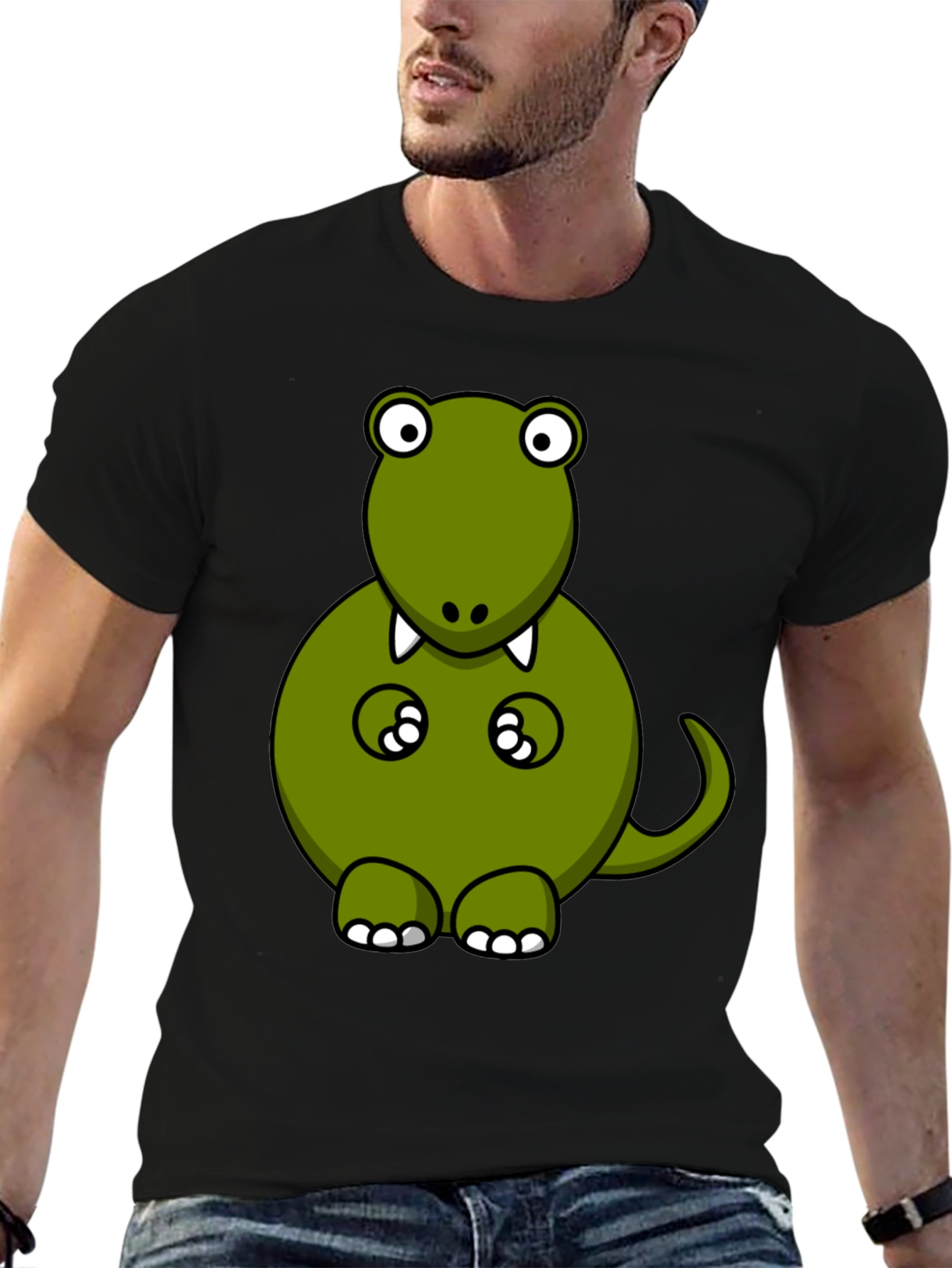Dino T-Shirt Fun Cartoon Dinosaur Graphic Tee