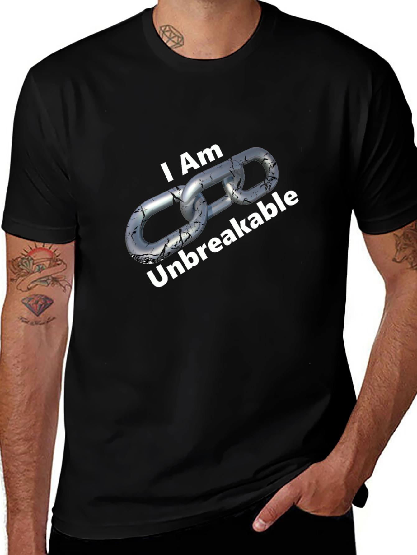 Unbreakable Chain T-Shirt - Strength & Resilience