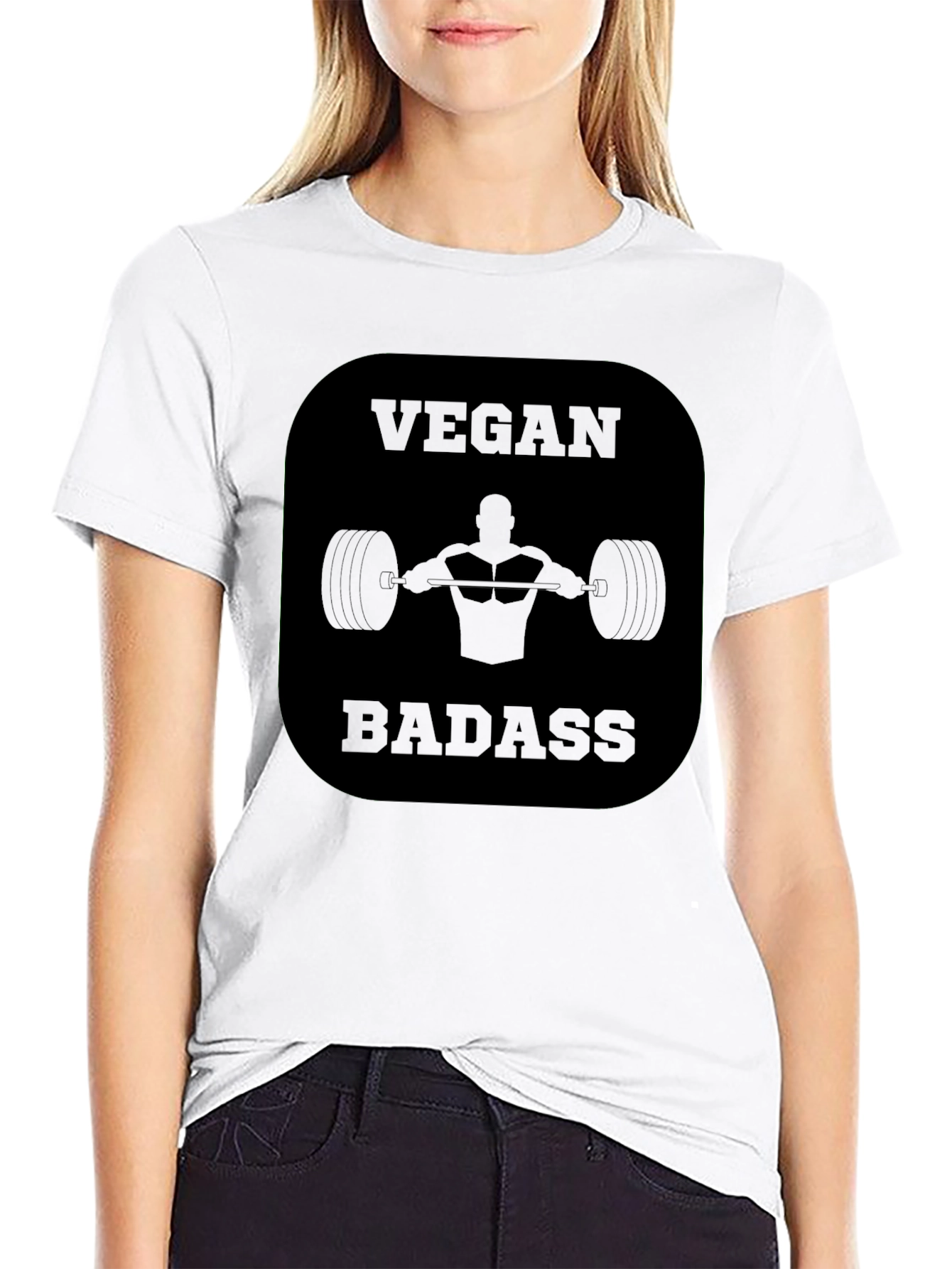 Vegan Badass Black T-Shirt