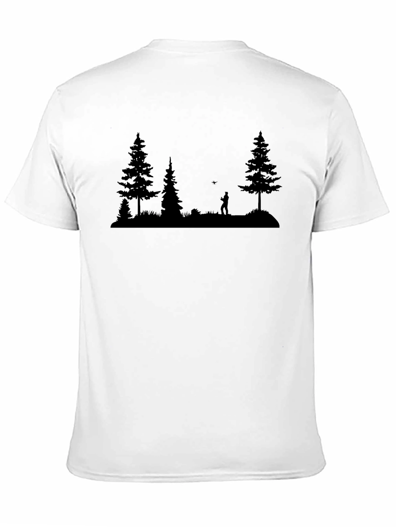 Nature Scene T-Shirt - Black Tee