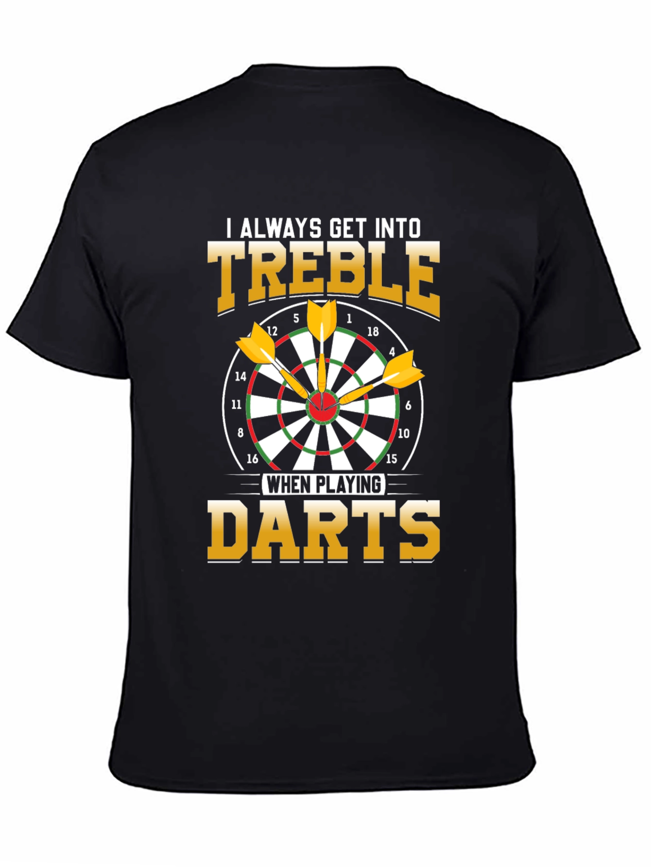 Treble Darts T-Shirt - Funny Dart Player Tee