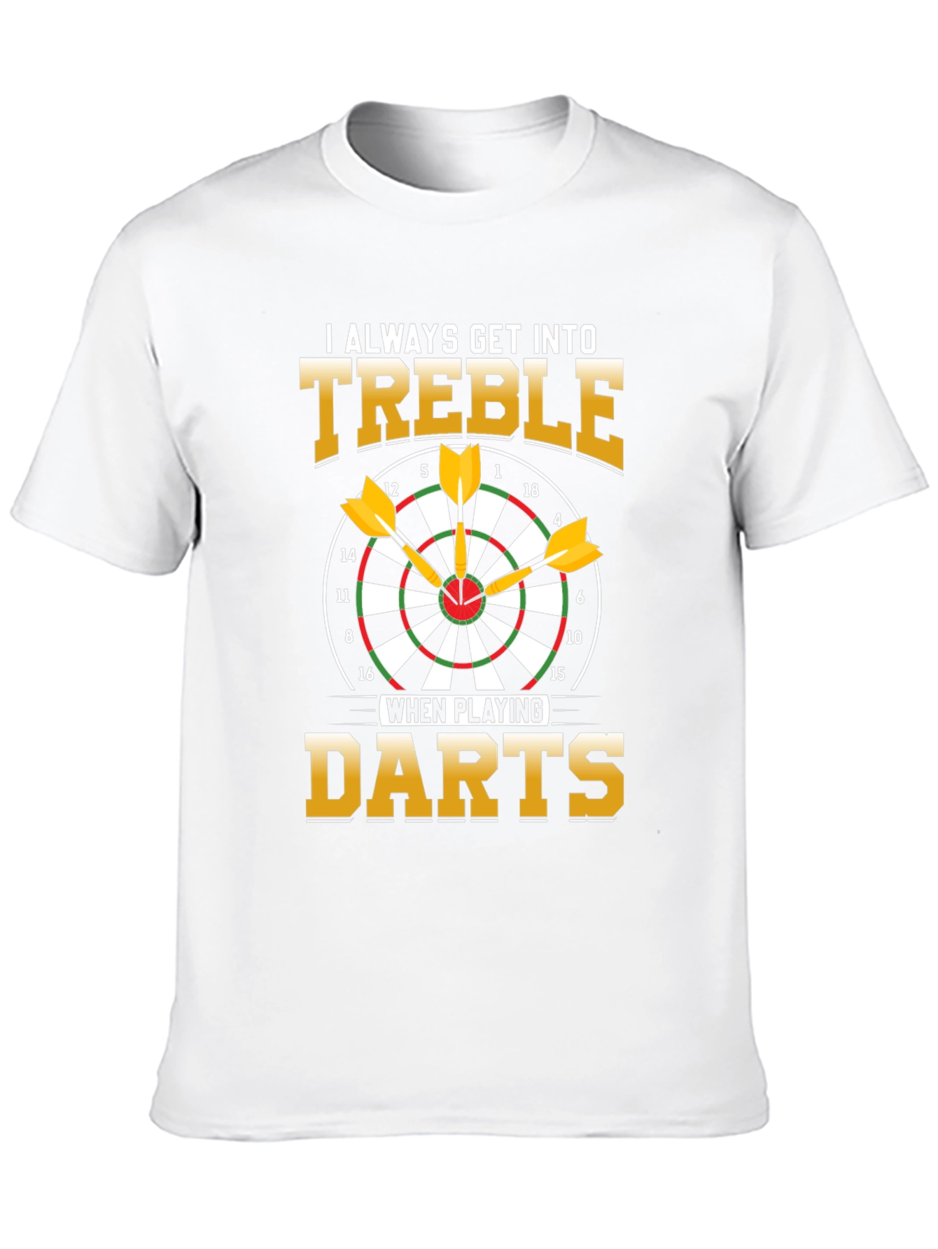 Treble Darts T-Shirt - Funny Dart Player Tee