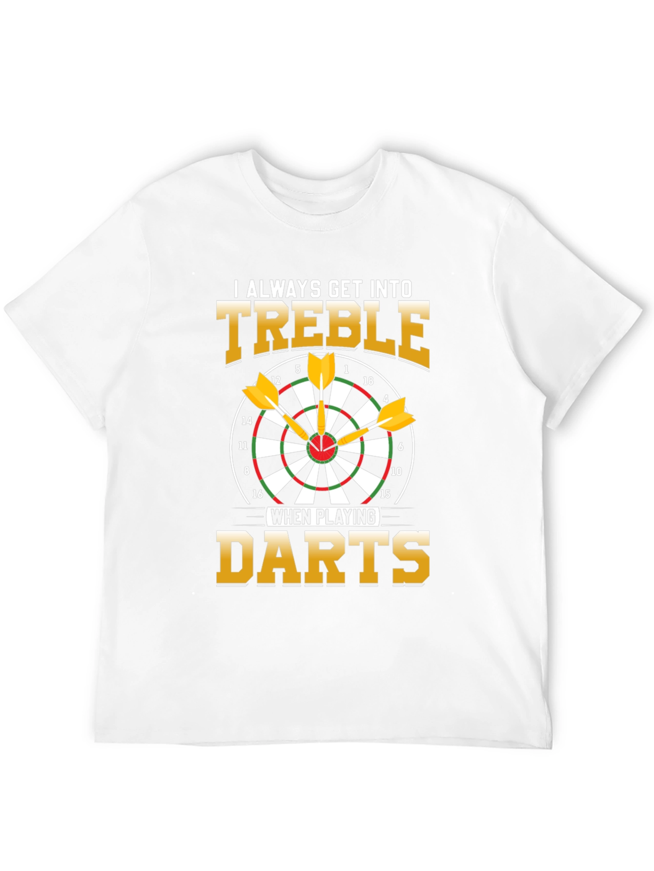 Treble Darts T-Shirt - Funny Dart Player Tee