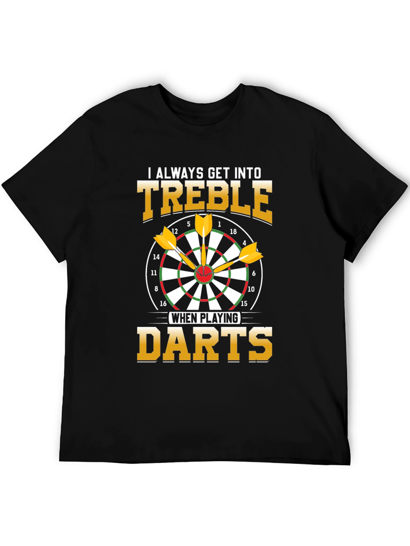 Treble Darts T-Shirt - Funny Dart Player Tee