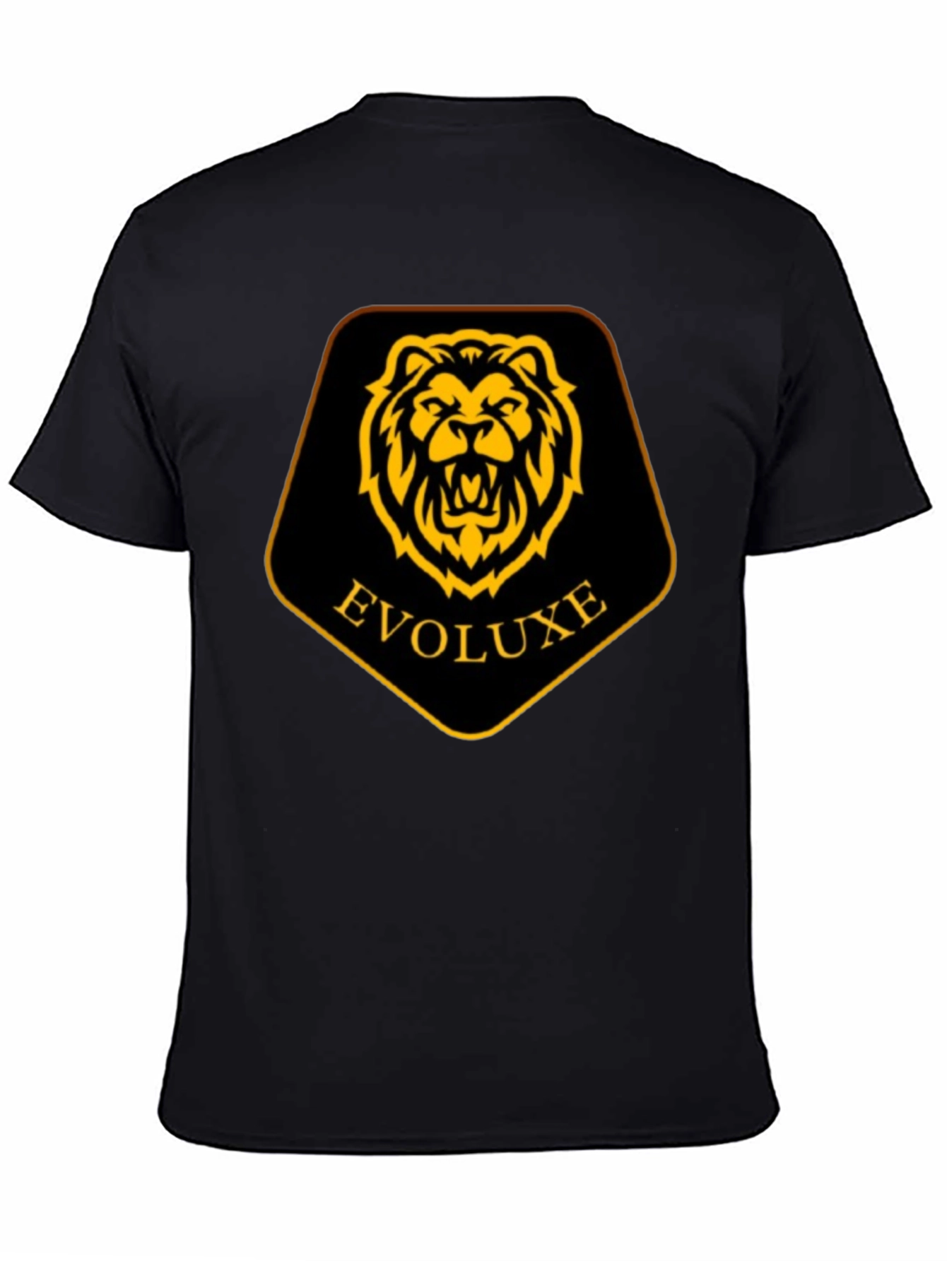 Evoluxe Lion Graphic Tee - Black