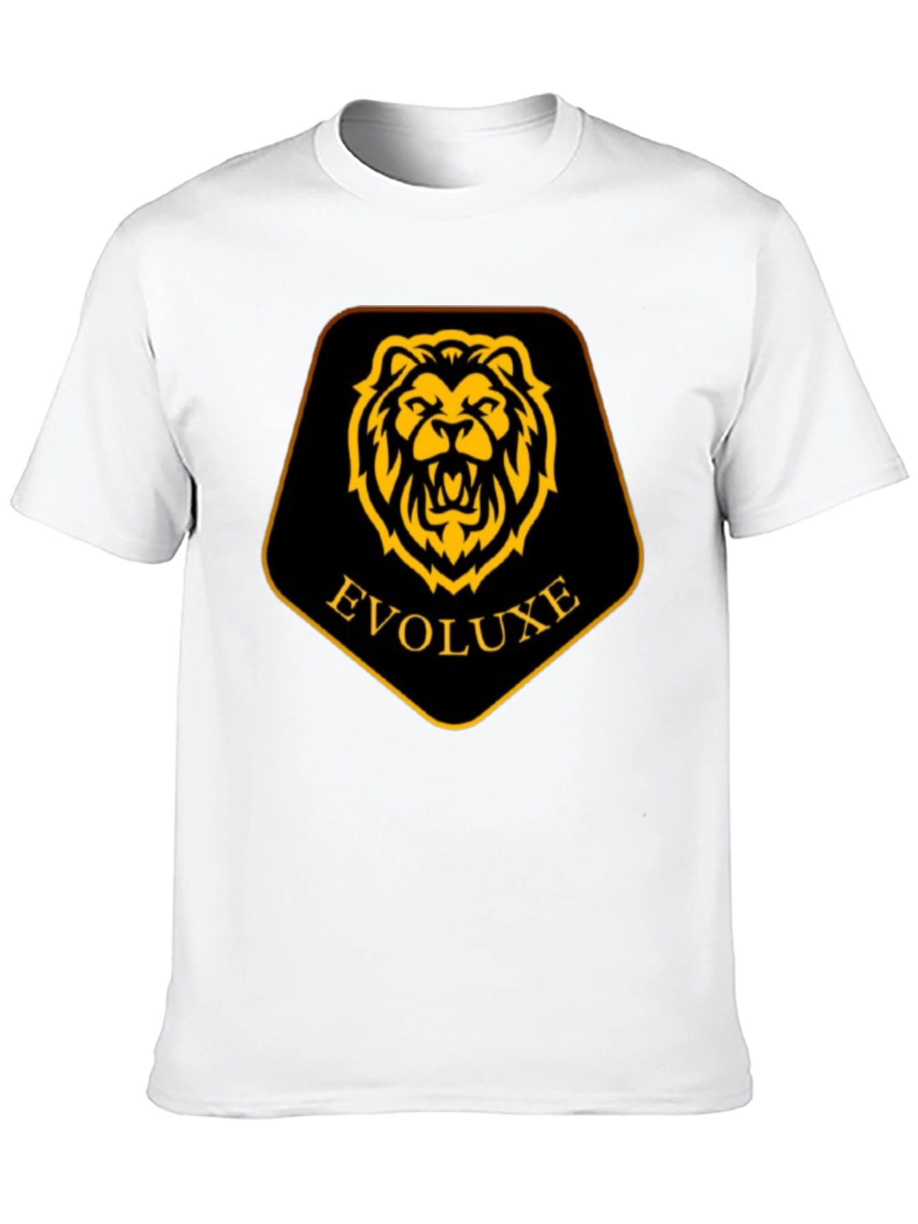 Evoluxe Lion Graphic Tee - Black