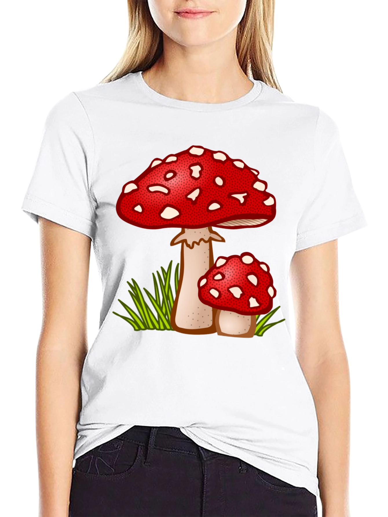 Mushroom Graphic Tee - Funky Casual Wear
