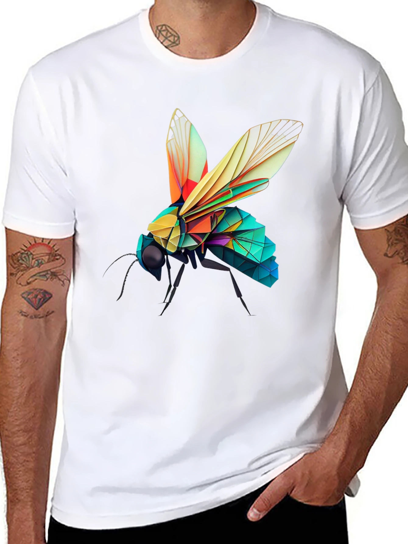 Abstract Insect Graphic Tee