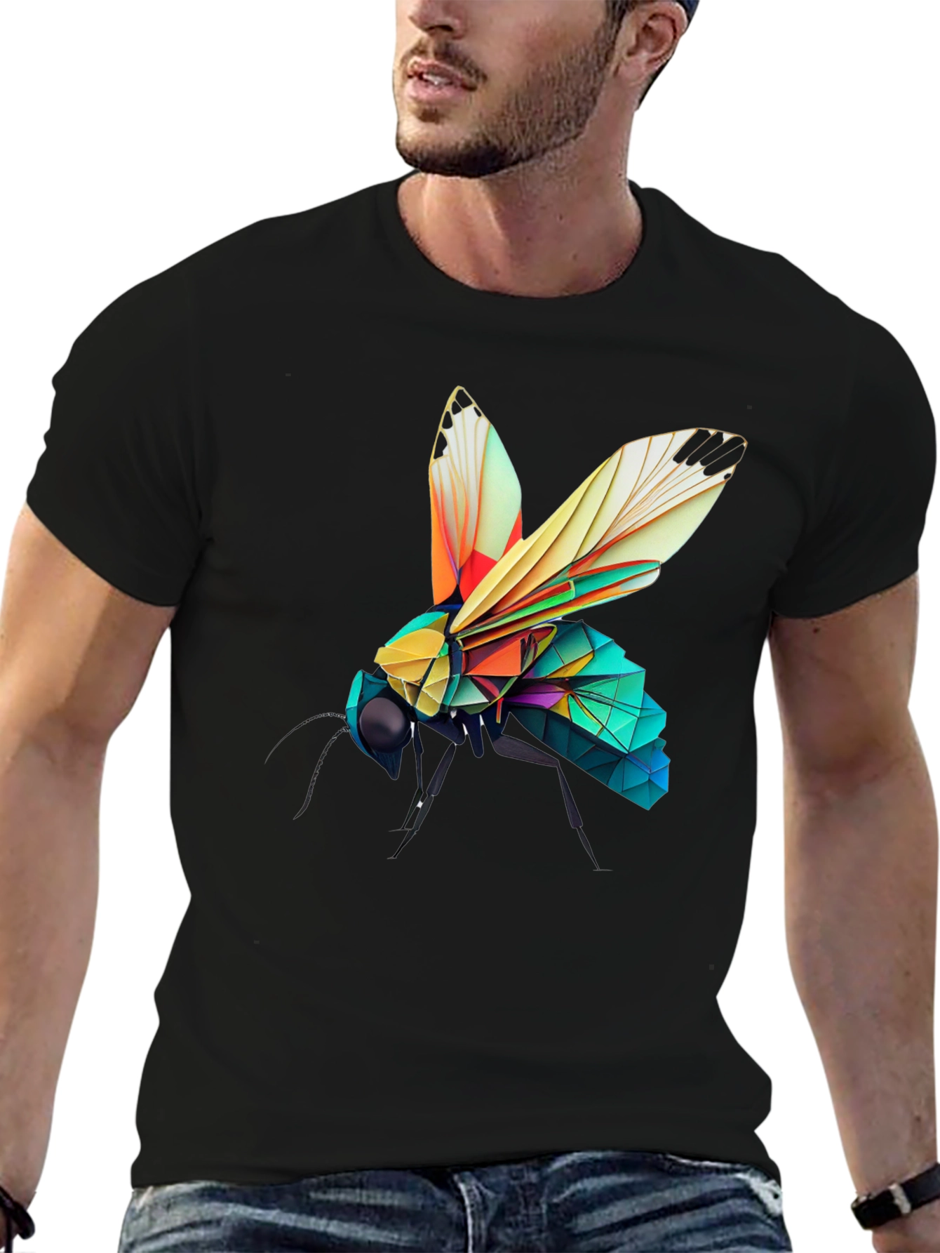 Abstract Insect Graphic Tee