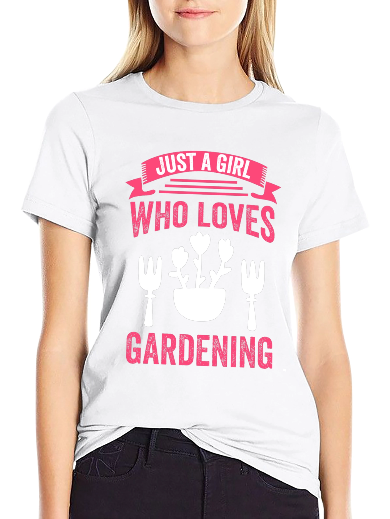 Just a Girl Who Loves Gardening T-Shirt