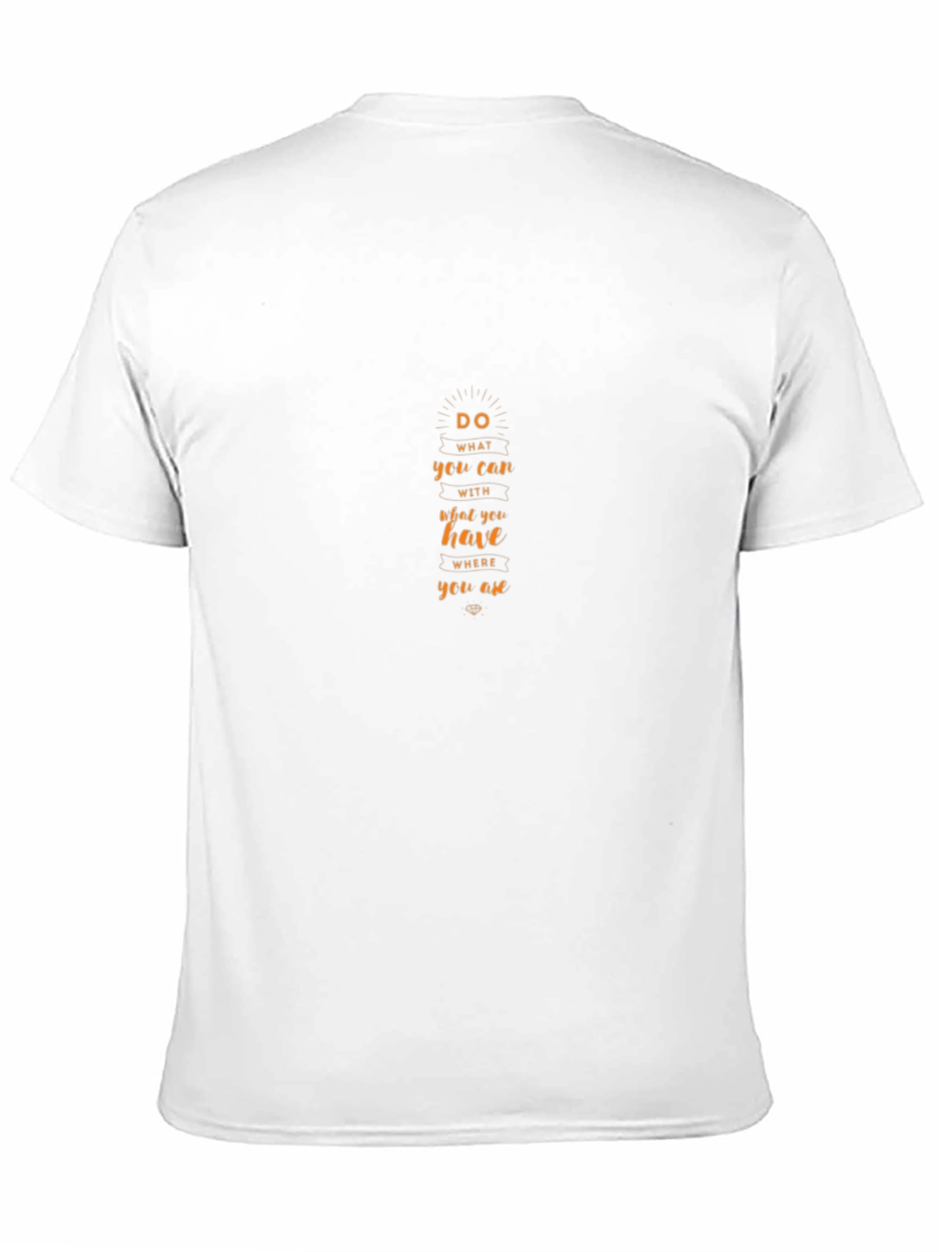 Mens Black T-Shirt - Motivational Quote