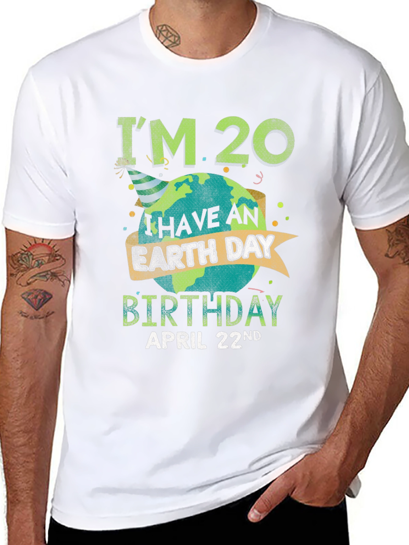 Earth Day Birthday T-Shirt - April 22nd