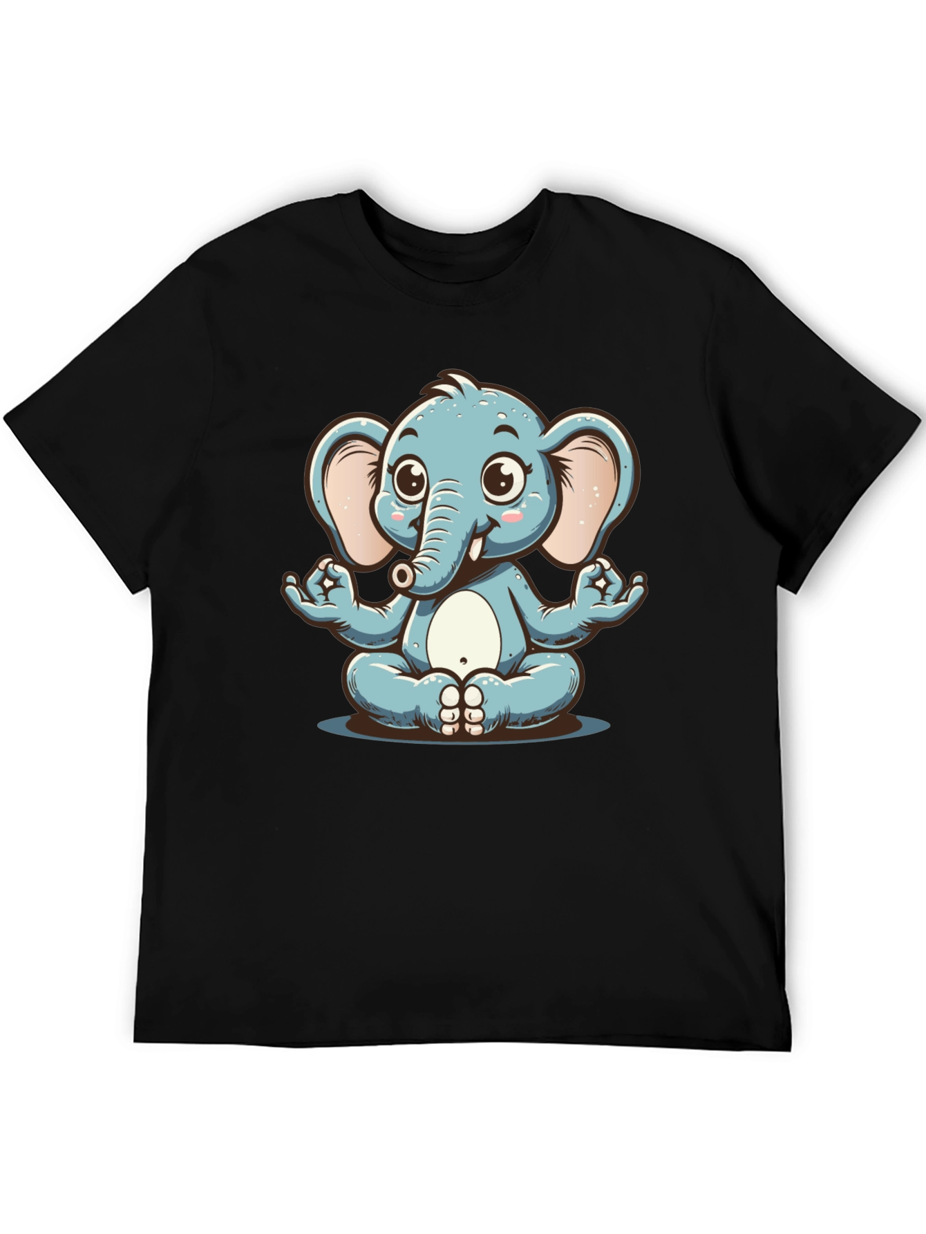 Zen Elephant Graphic Tee - Relaxed Fit
