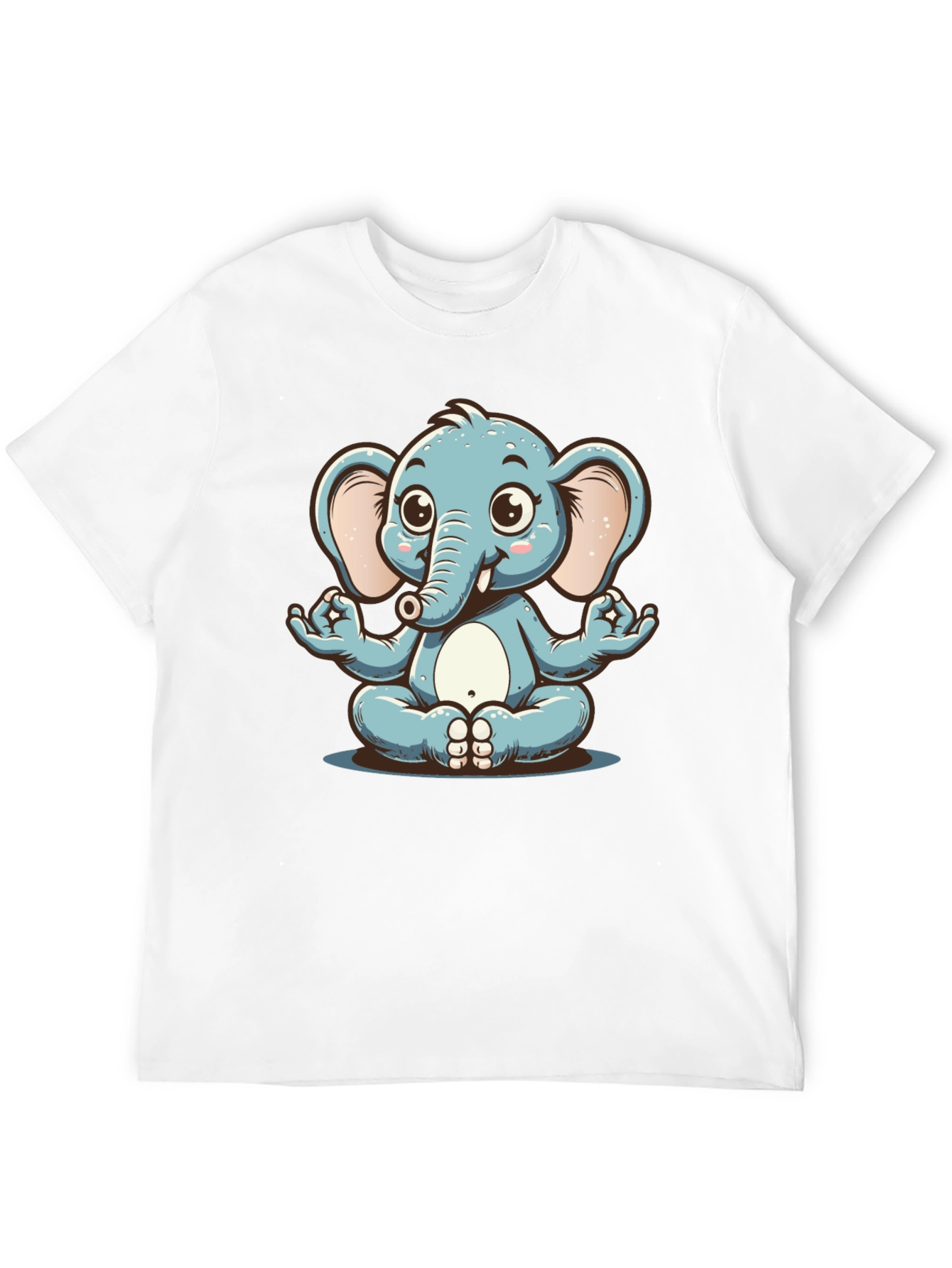 Zen Elephant Graphic Tee - Relaxed Fit