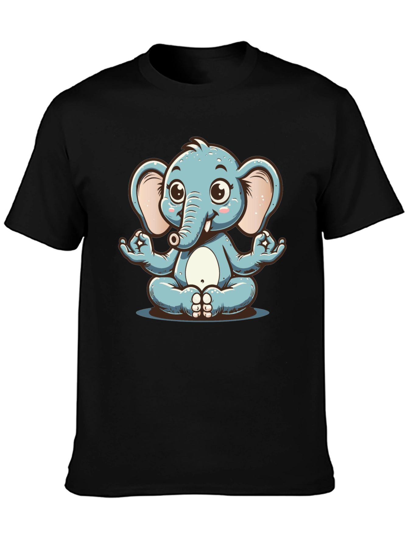 Zen Elephant Graphic Tee - Relaxed Fit