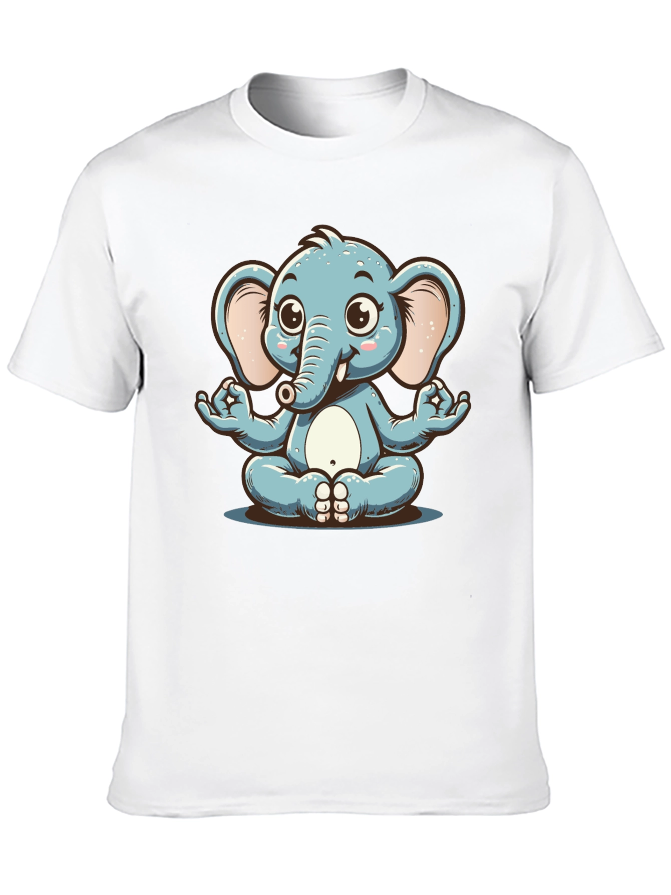 Zen Elephant Graphic Tee - Relaxed Fit