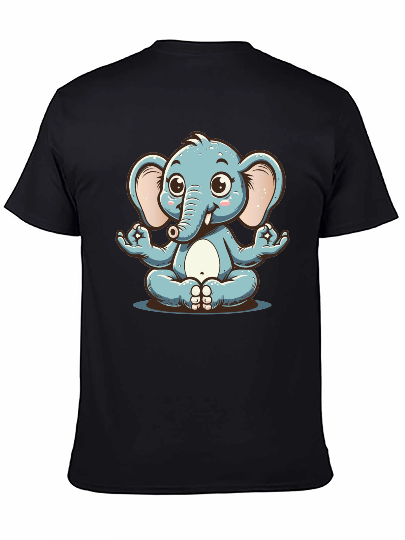 Zen Elephant Graphic Tee - Relaxed Fit