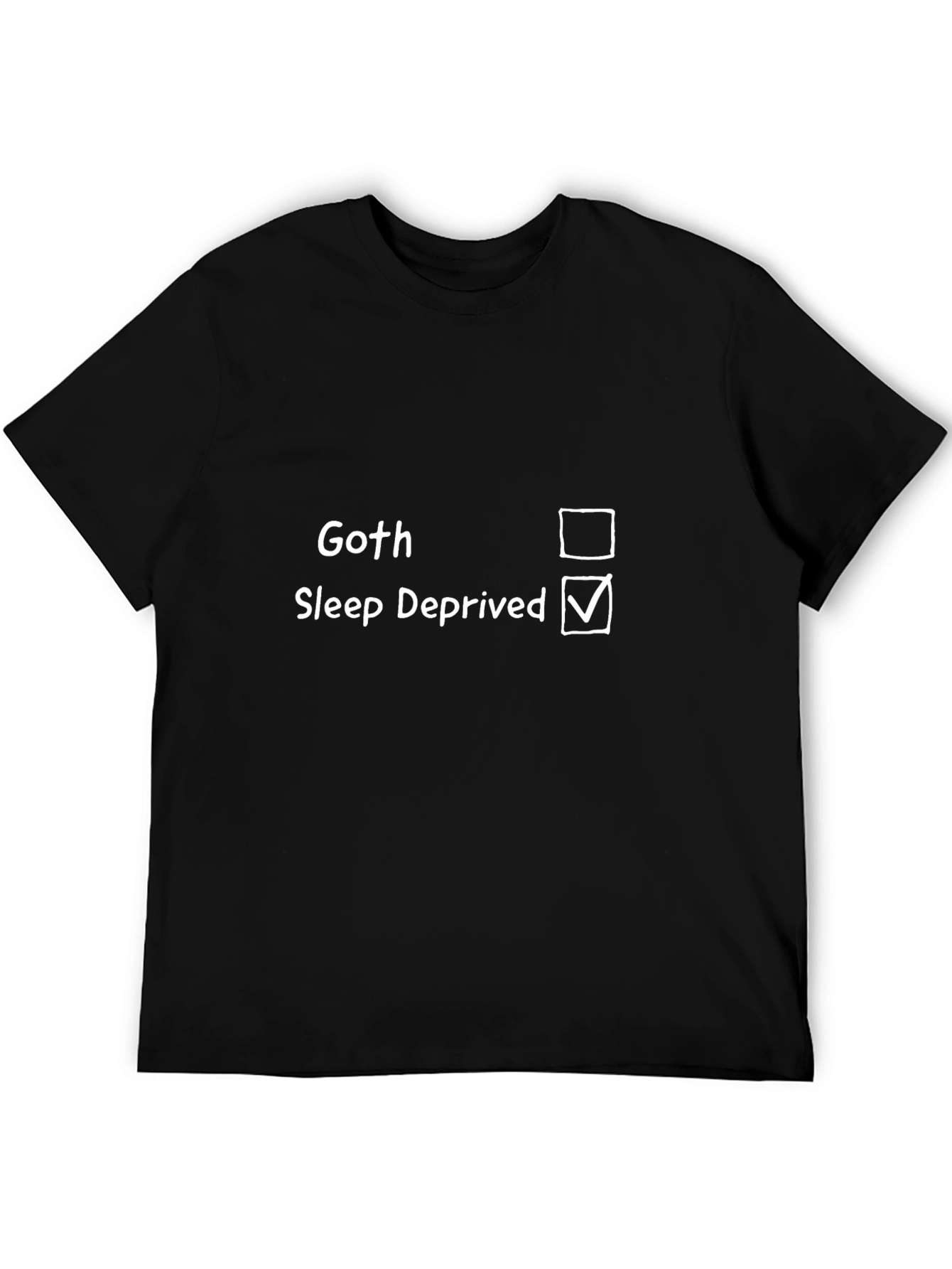 Goth Sleep Deprived T-Shirt - Funny & Unique