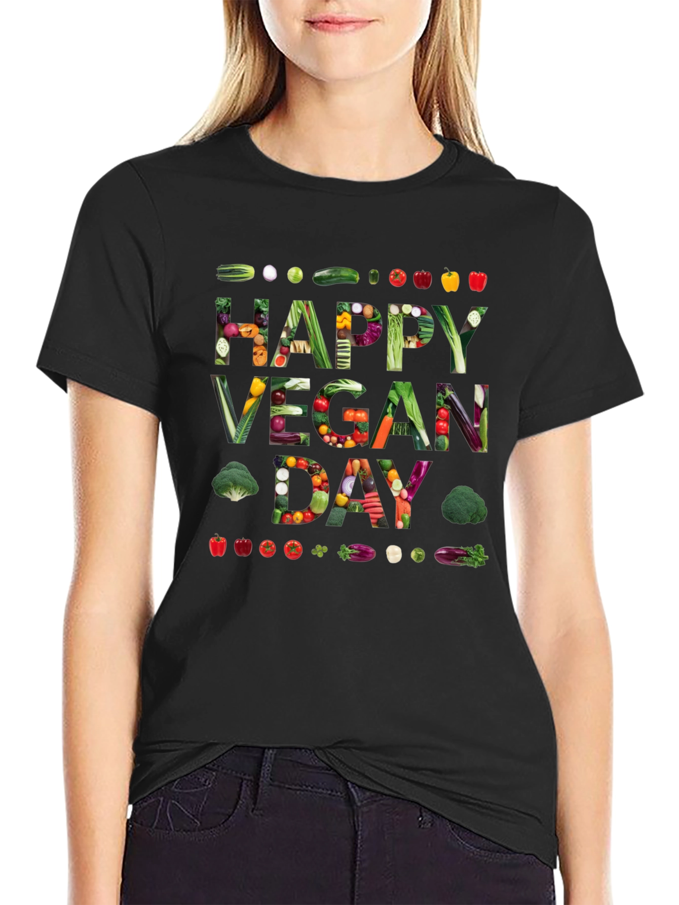 Vegan Day Graphic Tee - Celebrate Plant-Based Living!