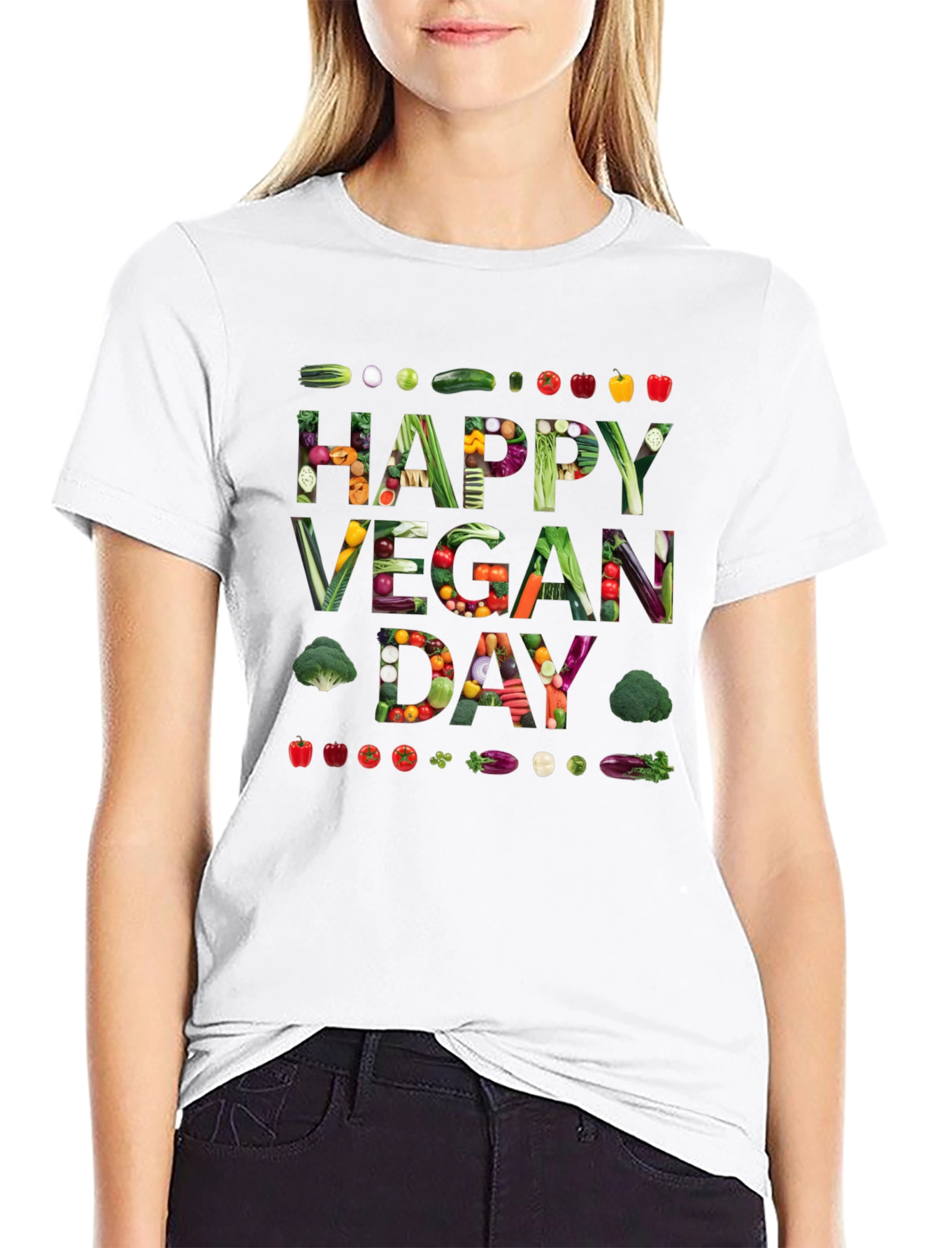 Vegan Day Graphic Tee - Celebrate Plant-Based Living!