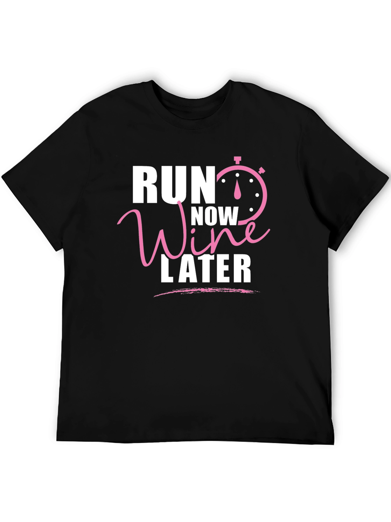 Run Now Wine Later Graphic T-Shirt