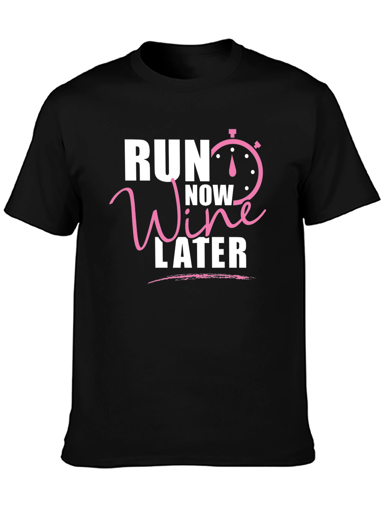 Run Now Wine Later Graphic T-Shirt