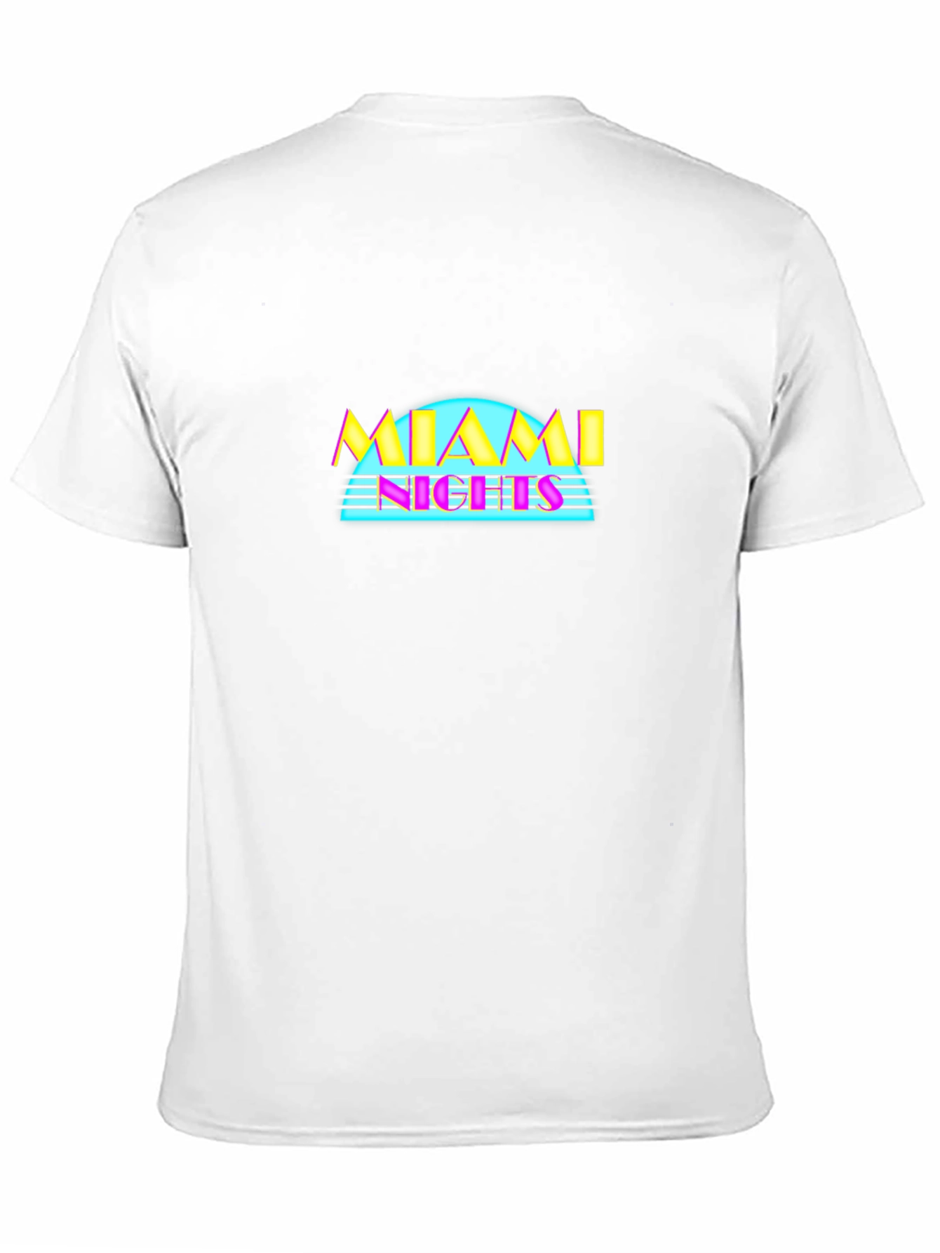 Miami Nights Graphic Tee - Retro Style