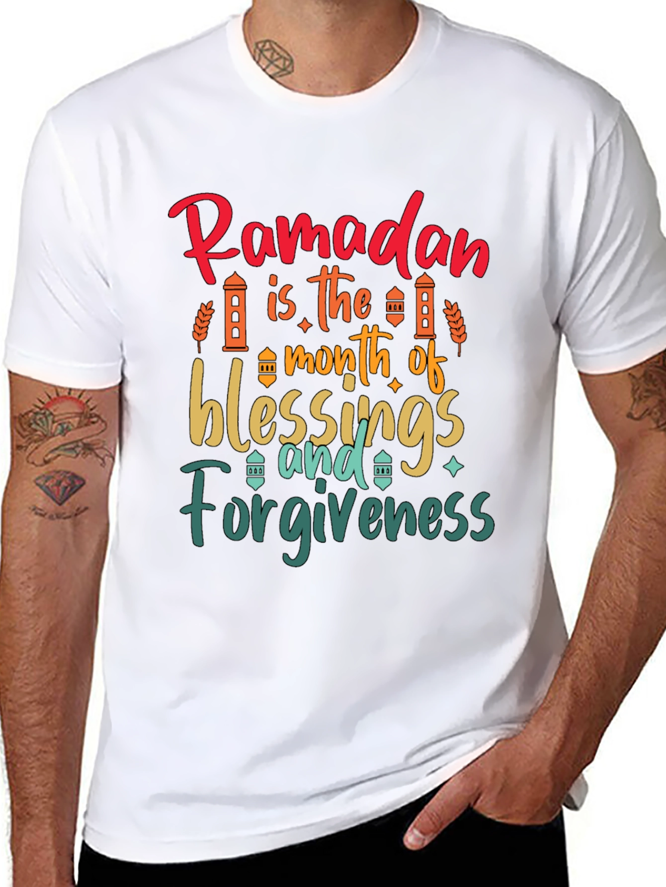 Ramadan Blessings & Forgiveness Black T-Shirt