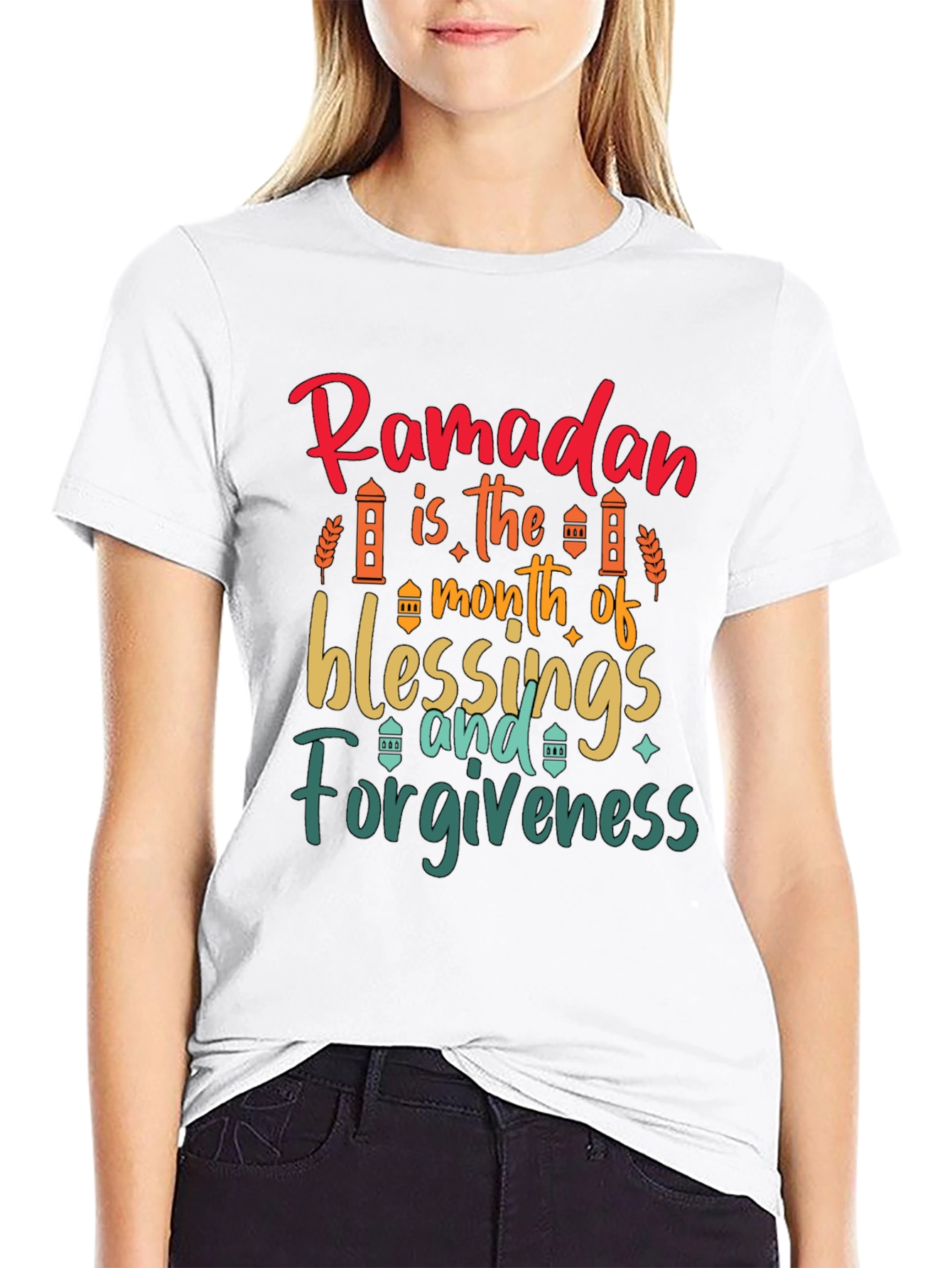 Ramadan Blessings & Forgiveness Black T-Shirt