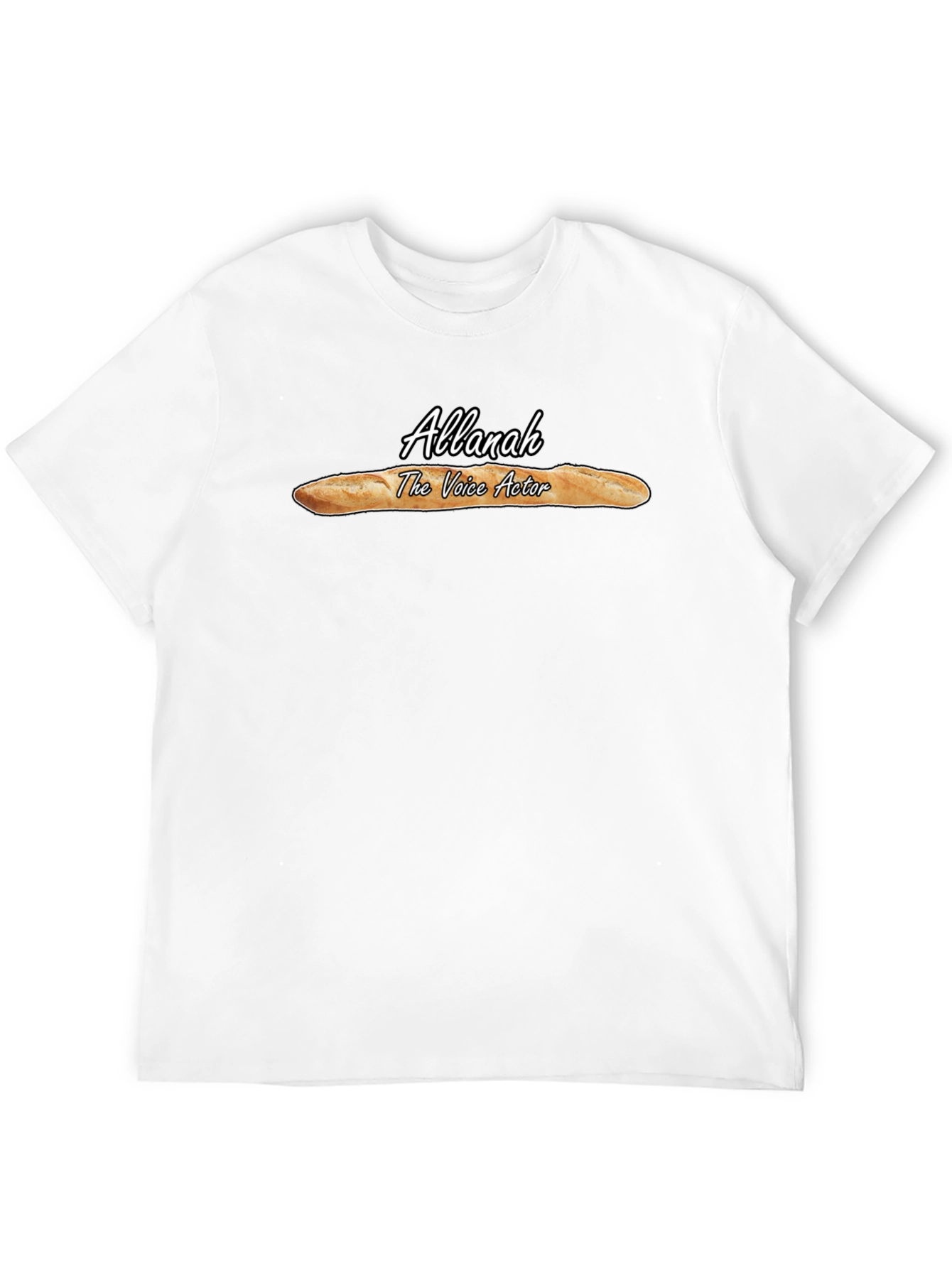 Allanah Voice Actor Baguette Black T-Shirt