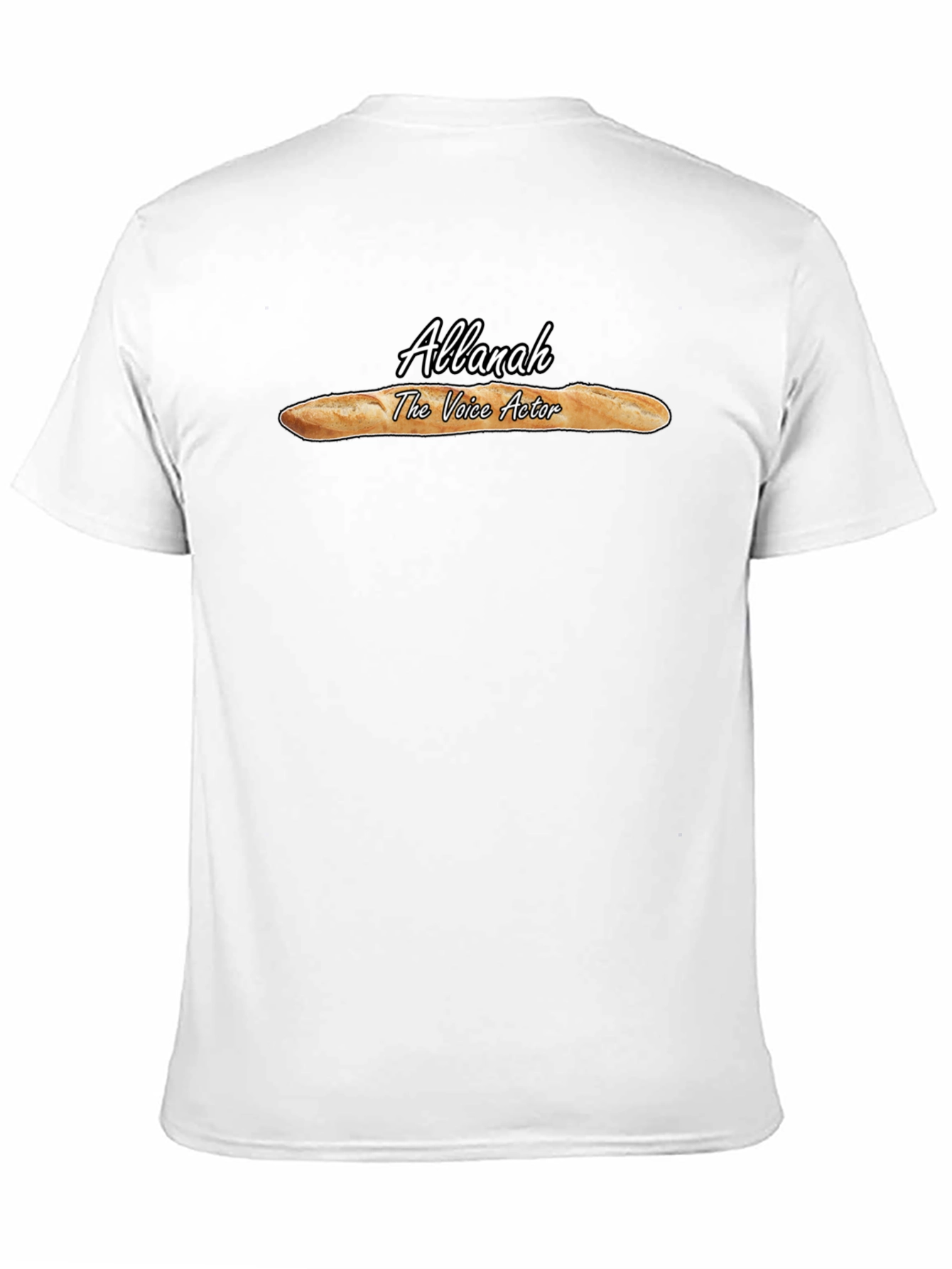 Allanah Voice Actor Baguette Black T-Shirt