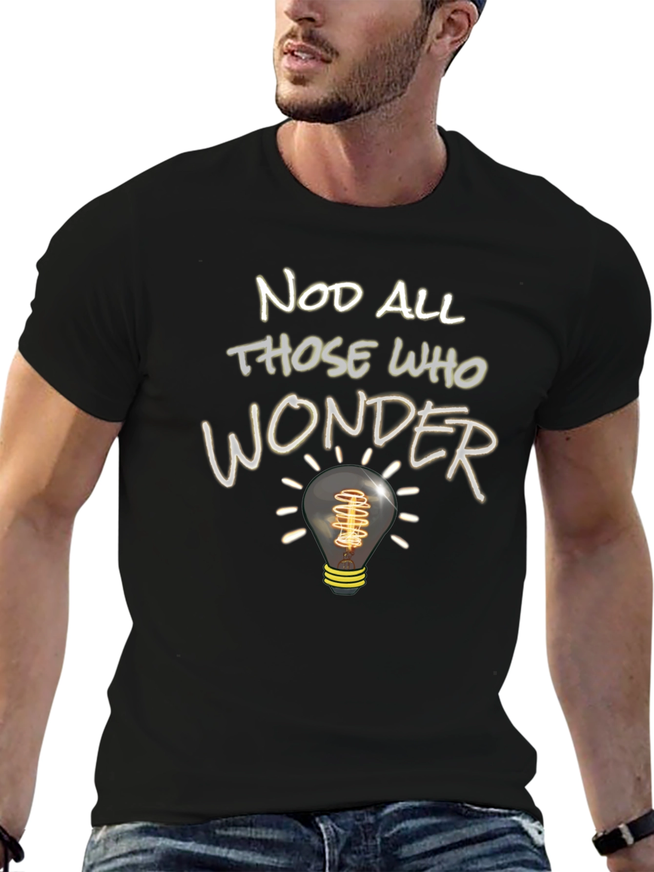 Nod All Those Who Wonder Graphic T-Shirt
