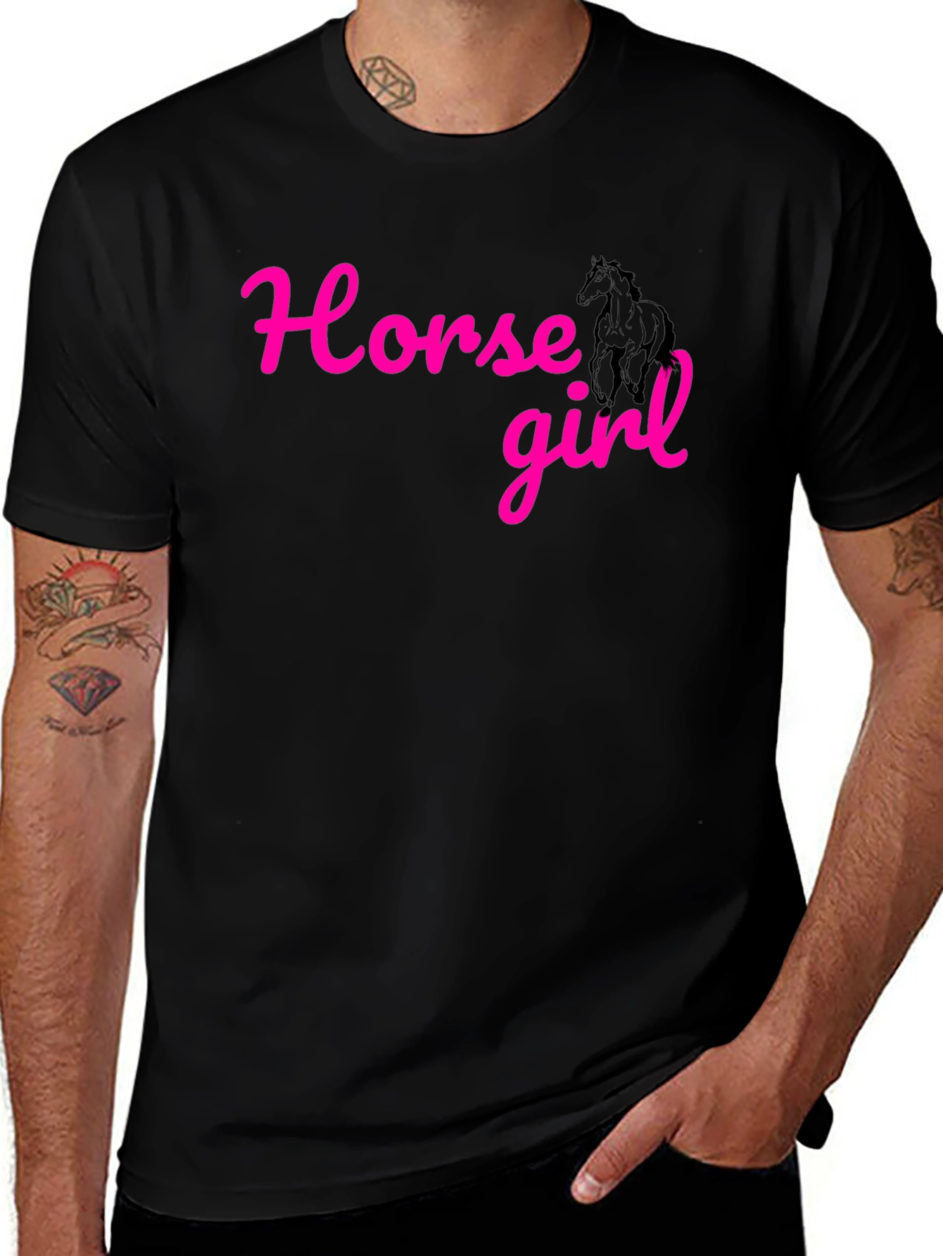Horse Girl Tee - Womens Graphic T-Shirt