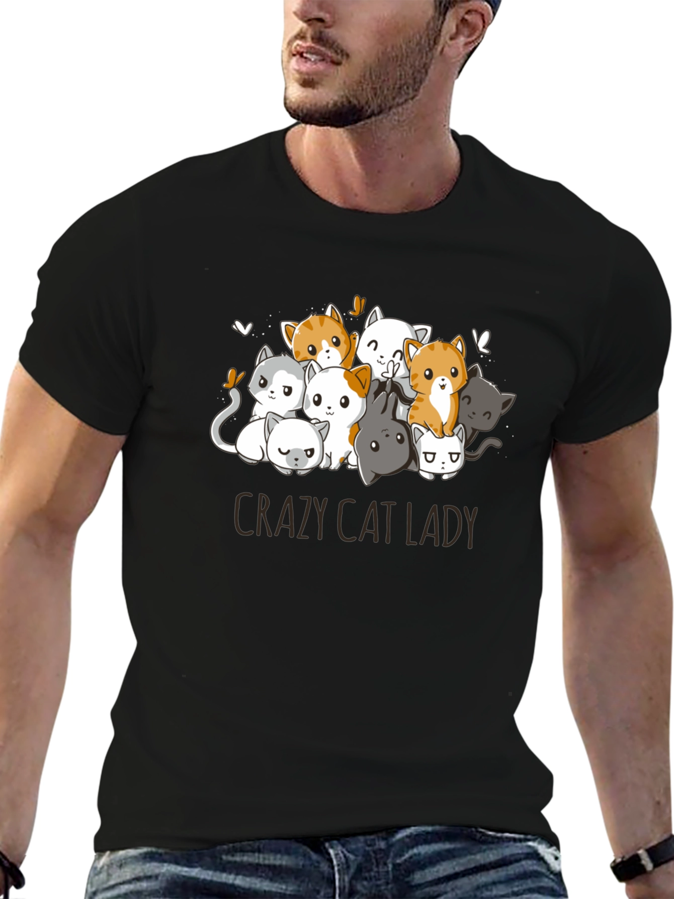 Crazy Cat Lady Graphic T-Shirt