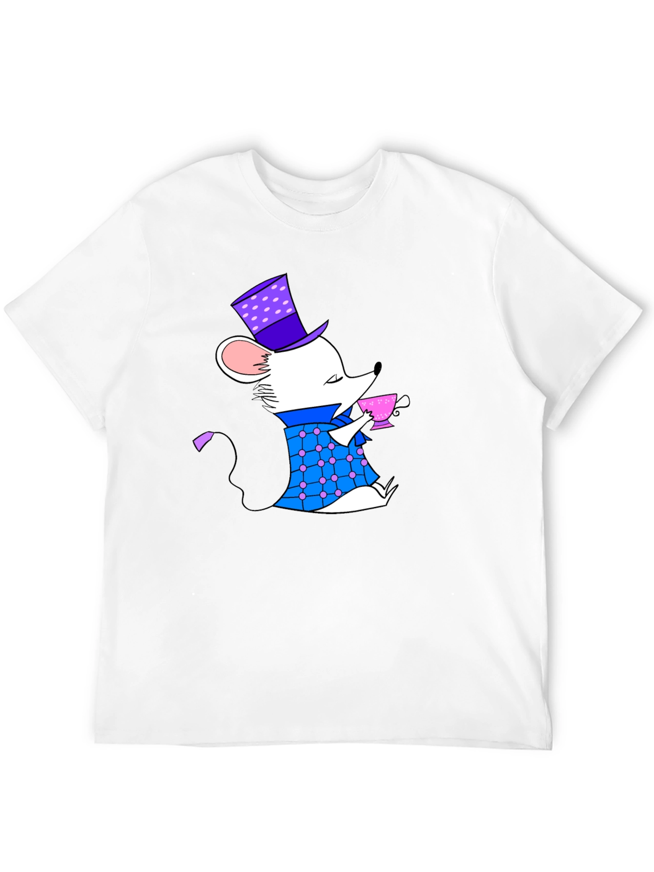Whimsical Mouse Tea Party Graphic Tee