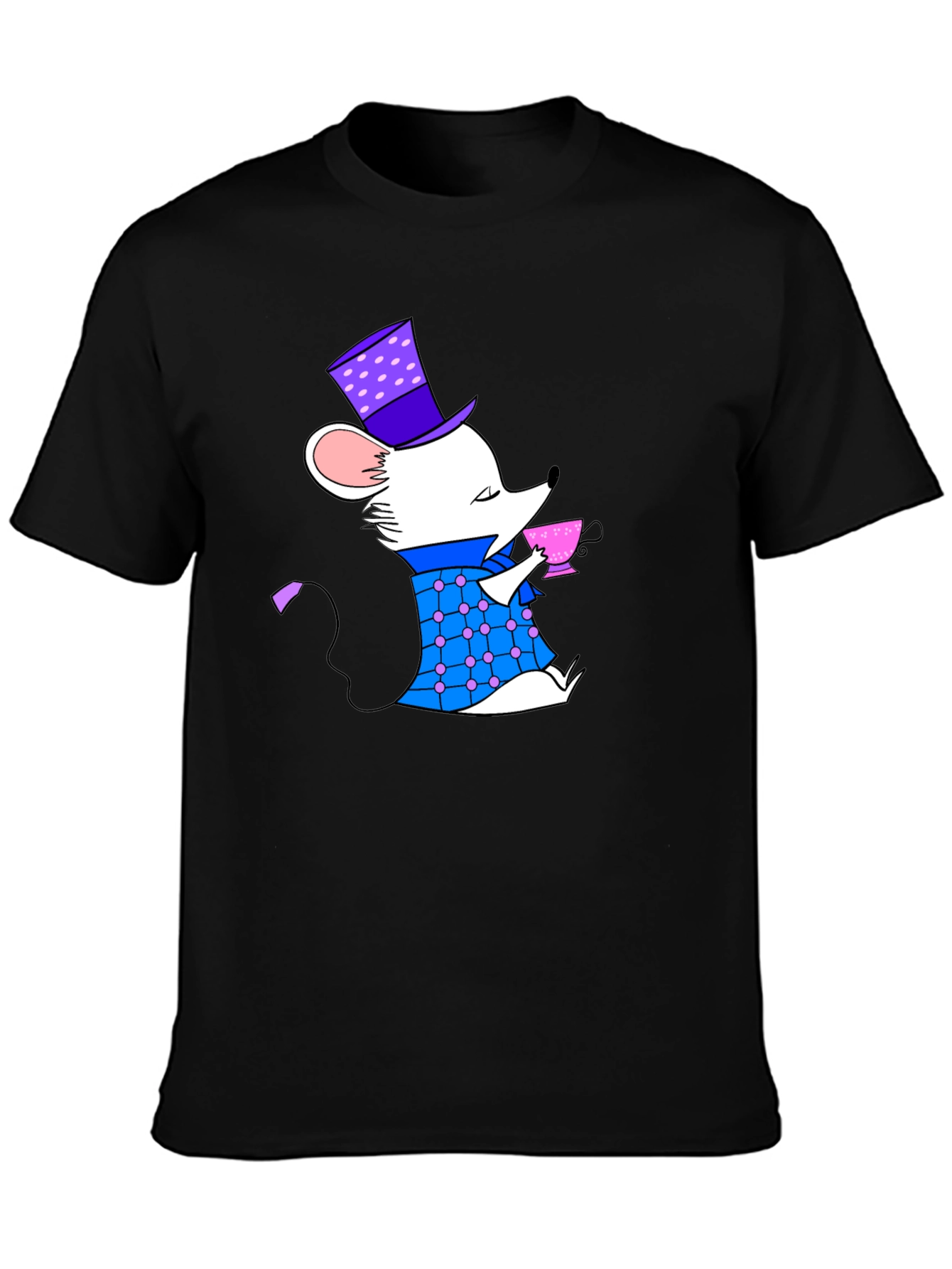 Whimsical Mouse Tea Party Graphic Tee