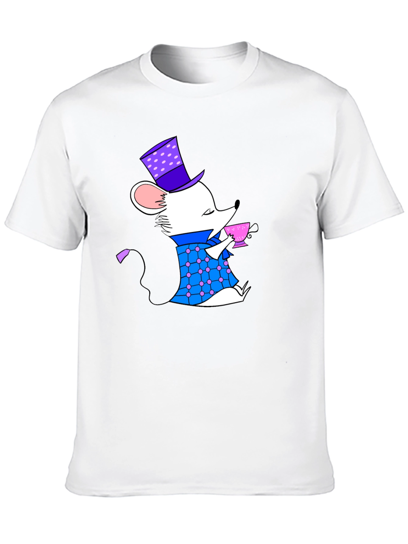Whimsical Mouse Tea Party Graphic Tee