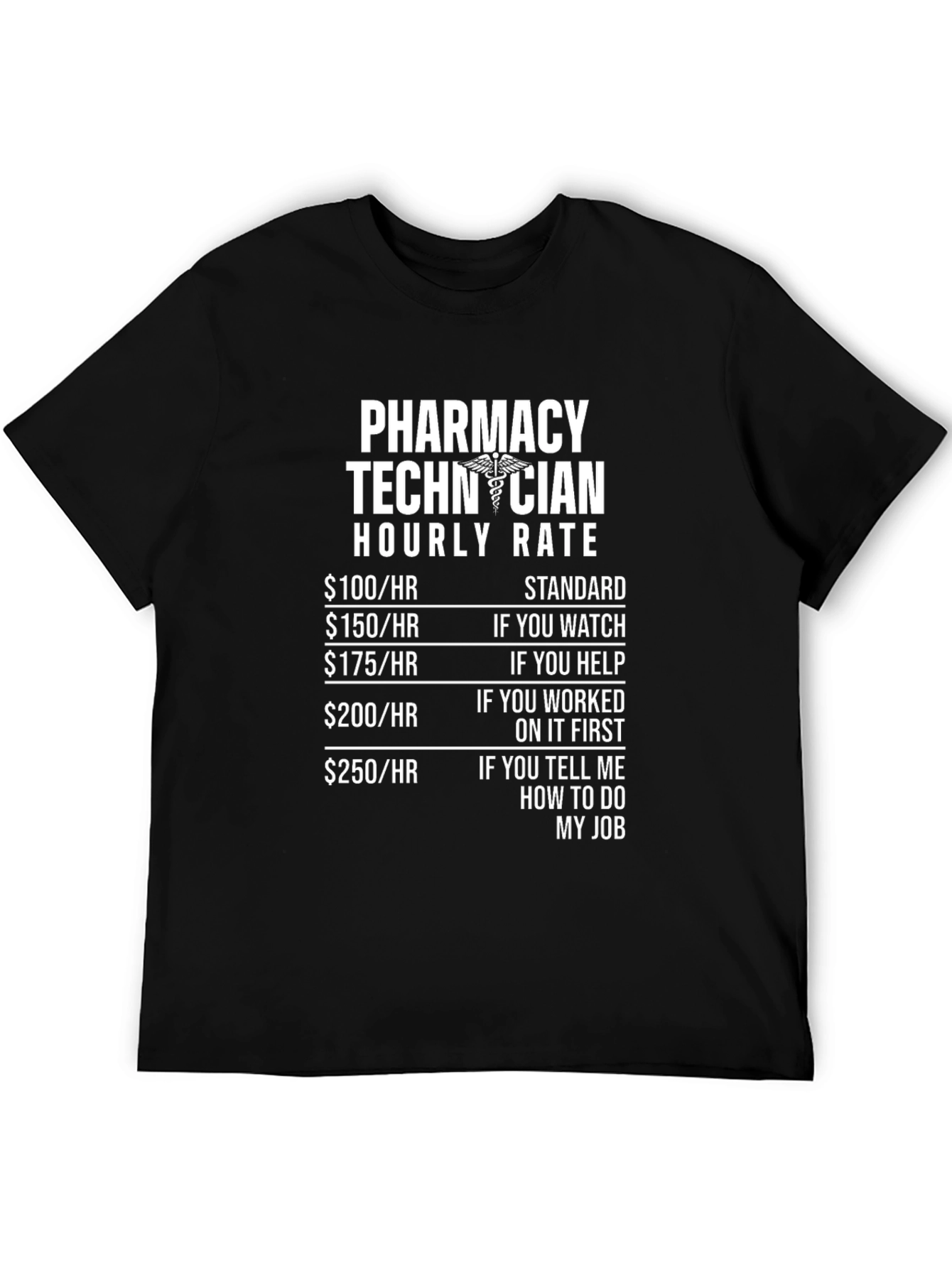 Pharmacy Technician Hourly Rate T-Shirt