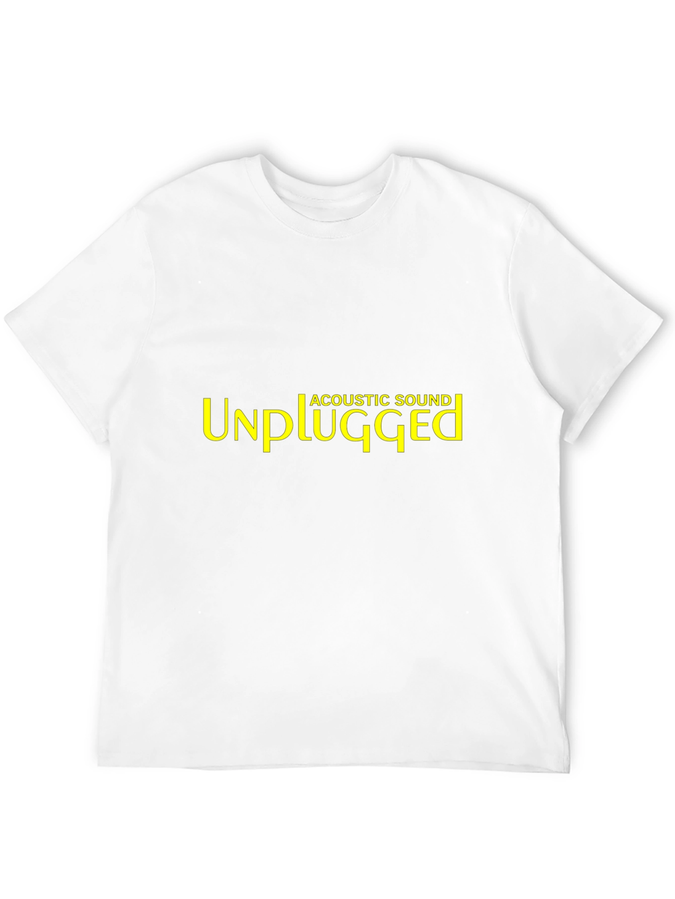 Unplugged Acoustic Sound Black T-Shirt