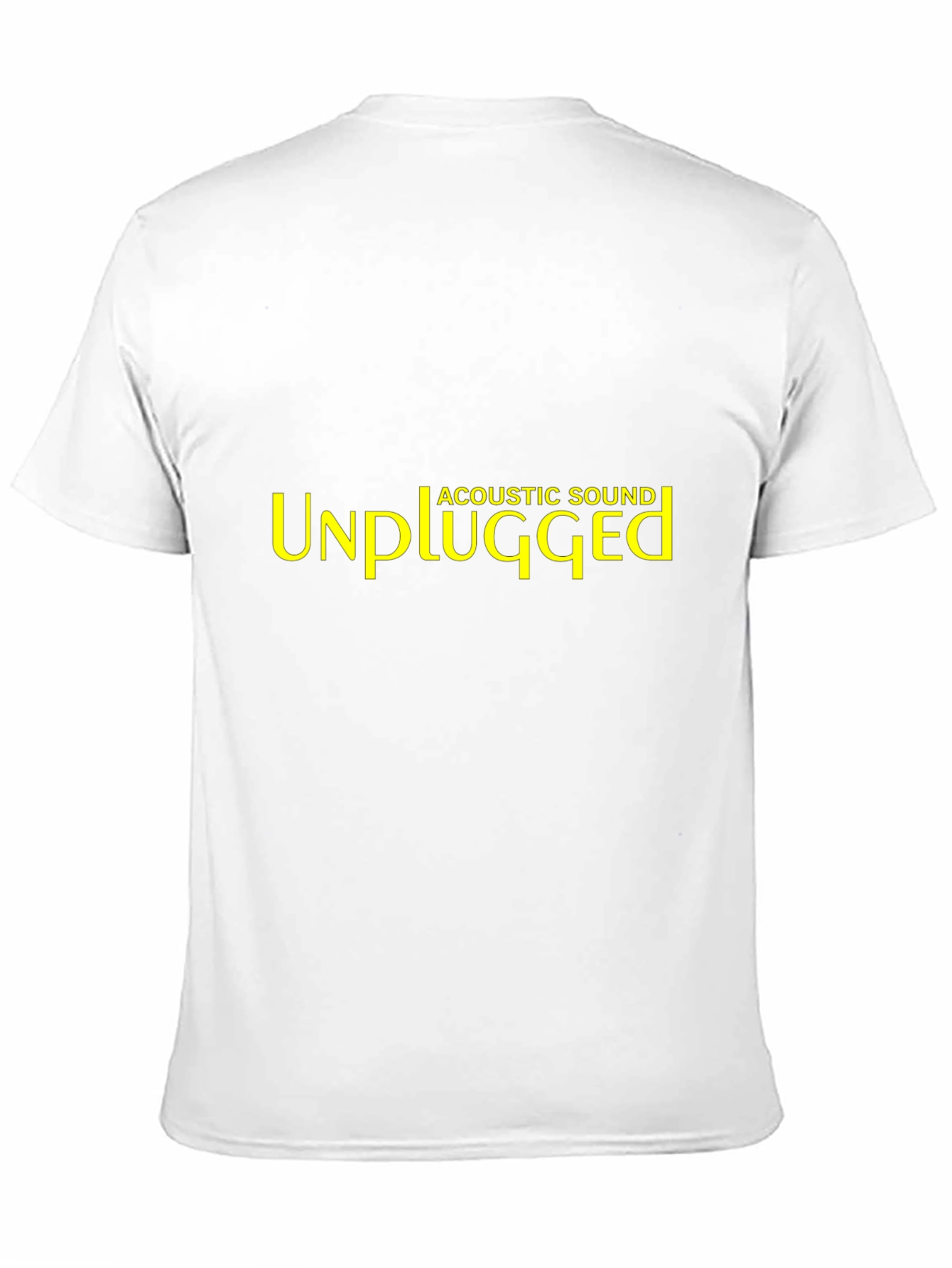 Unplugged Acoustic Sound Black T-Shirt