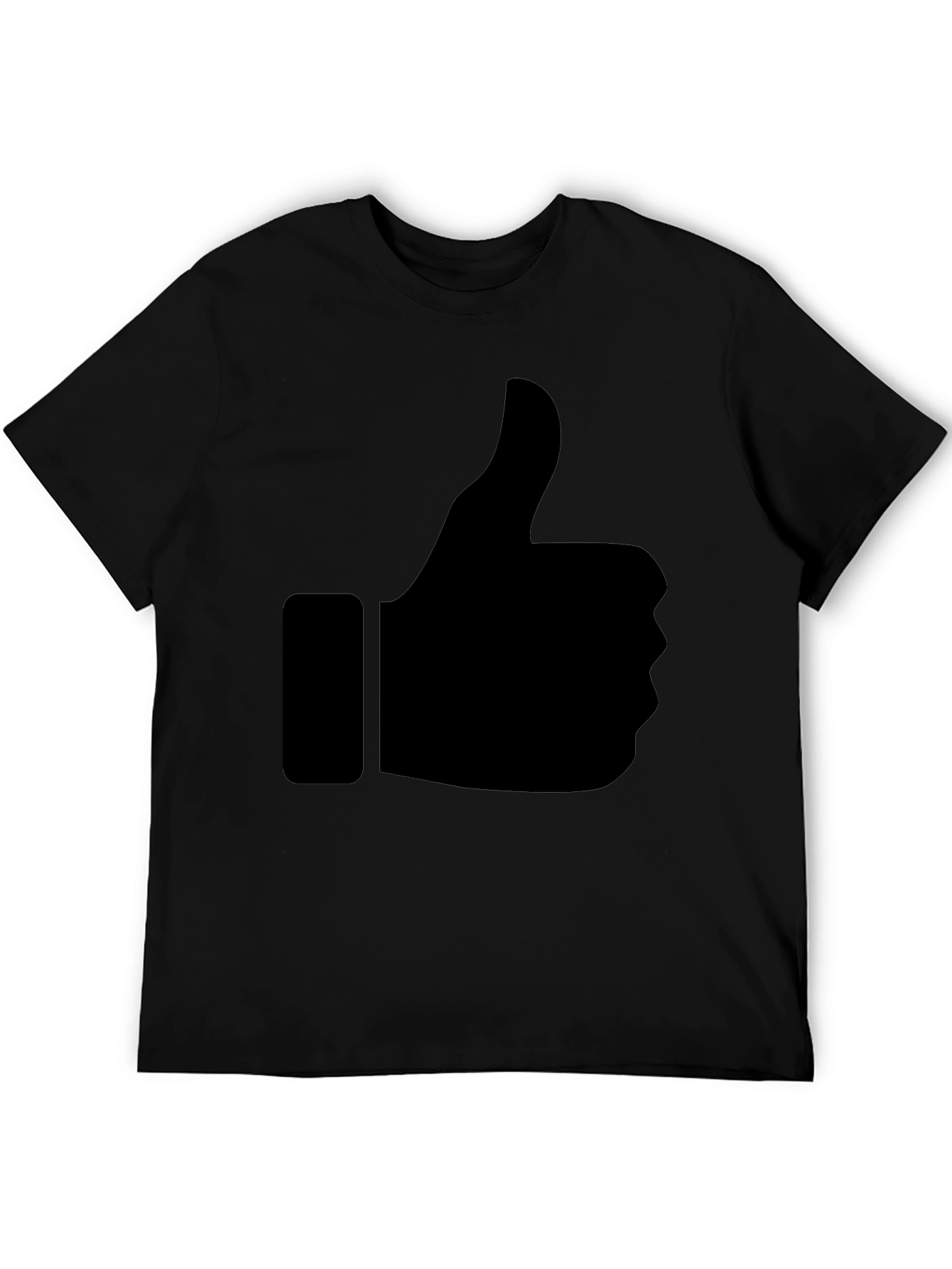 Black Thumbs Up Graphic Tee
